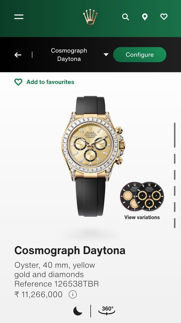 luxury Watch Oyster Perpetual Daytona Chosmograph