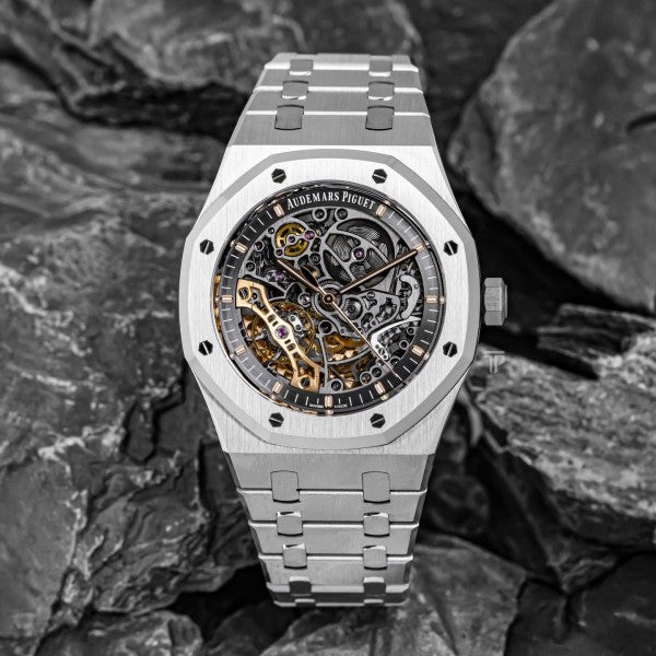 luxury Watch Royal Oak Skeleton Automatic Steel-Grey