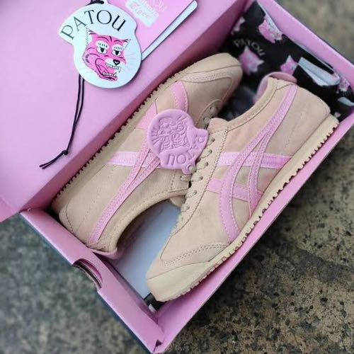 Patou x Onitsuka Tiger Mexico 66 trainers in suede Semi Ua Quality 203