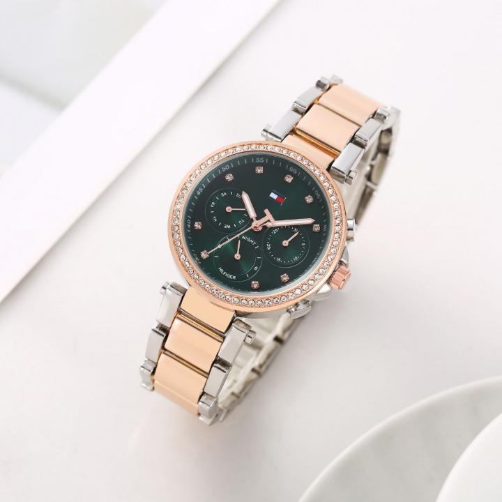 luxury Watch Tom_my_Hilfi_ger Emily 2Ton-Copper-Green