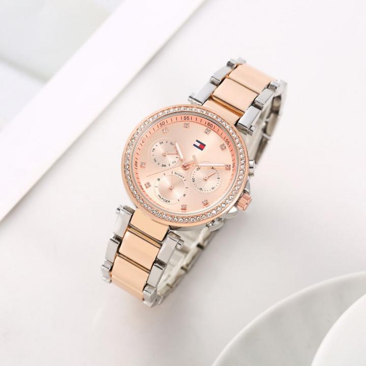 luxury Watch Tom_my_Hilfi_ger Emily 2Ton-Copper-Pink