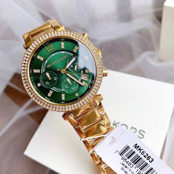 luxury Watch Michael_Kors Parker Gold-Green