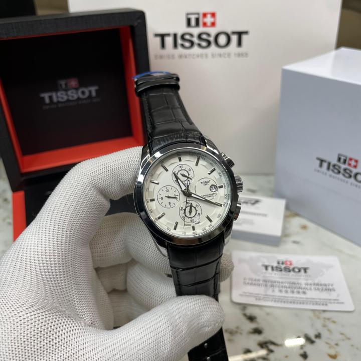 luxury Watch Tisso_t 1853 Couturier Black-Silver-White