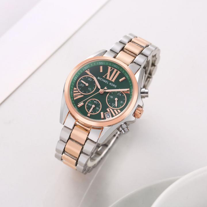 luxury Watch Michael_kors Bradshaw 2Ton-Copper-Green