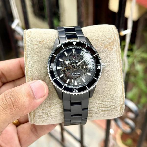 luxury Watch Rad_o Captain Cook HighTech Automatic Black-Silver