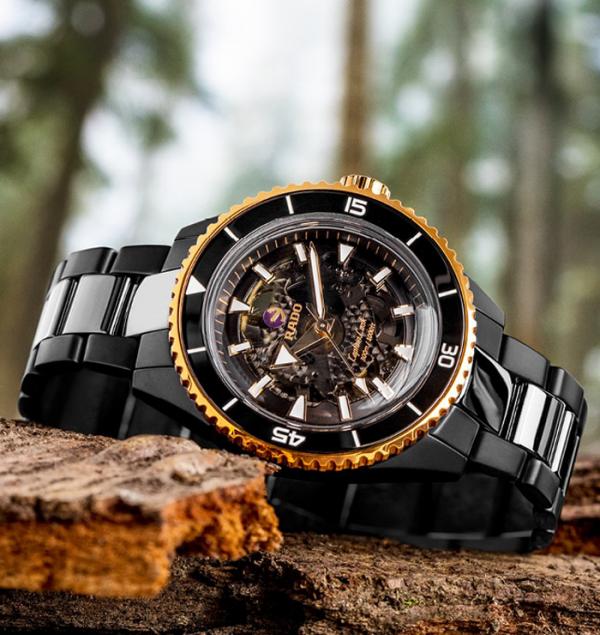 luxury Watch Rad_o Captain Cook HighTech Automatic Black-Gold