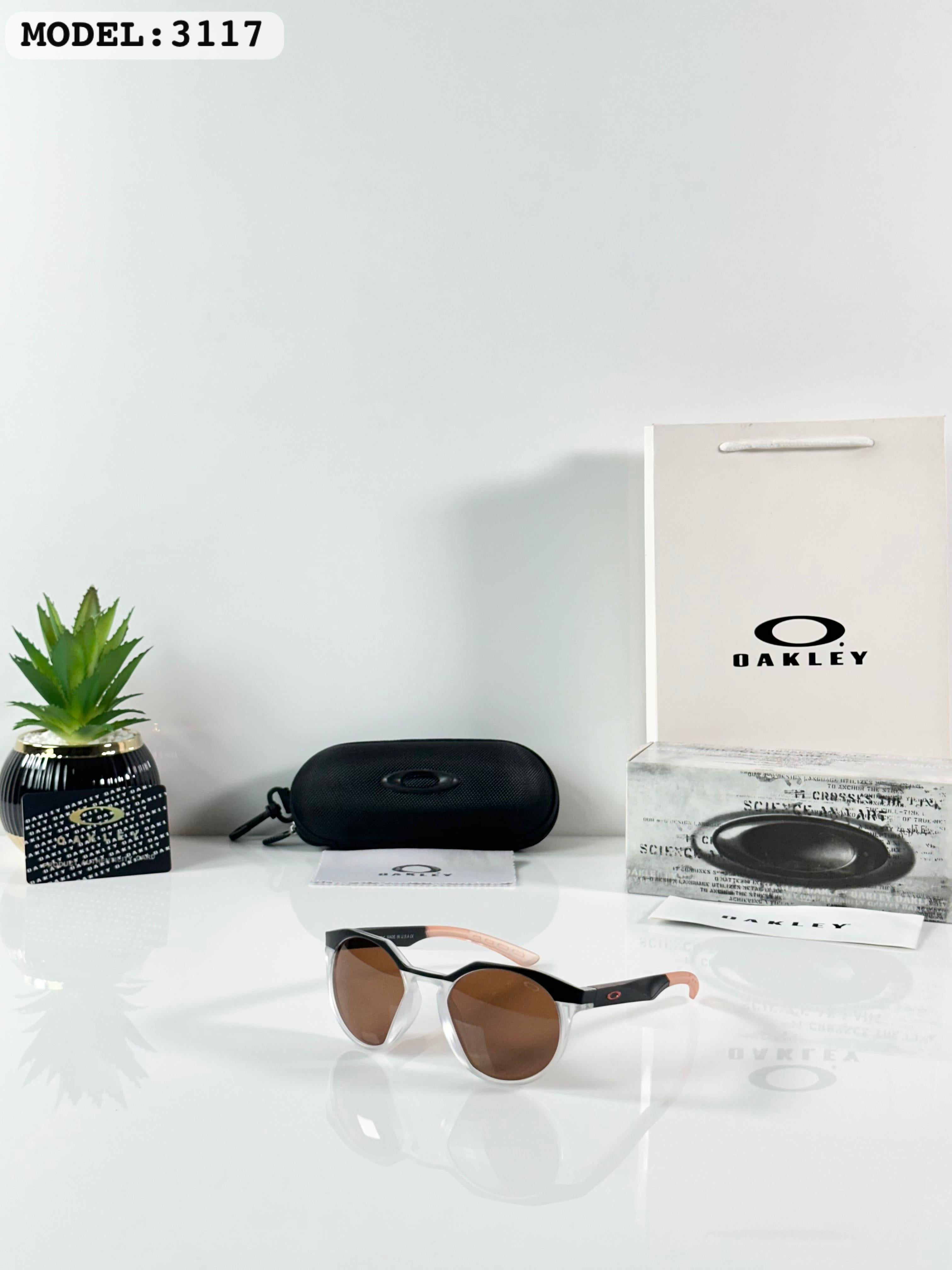 OAKLEY 3117 ICE BLACK BROWN