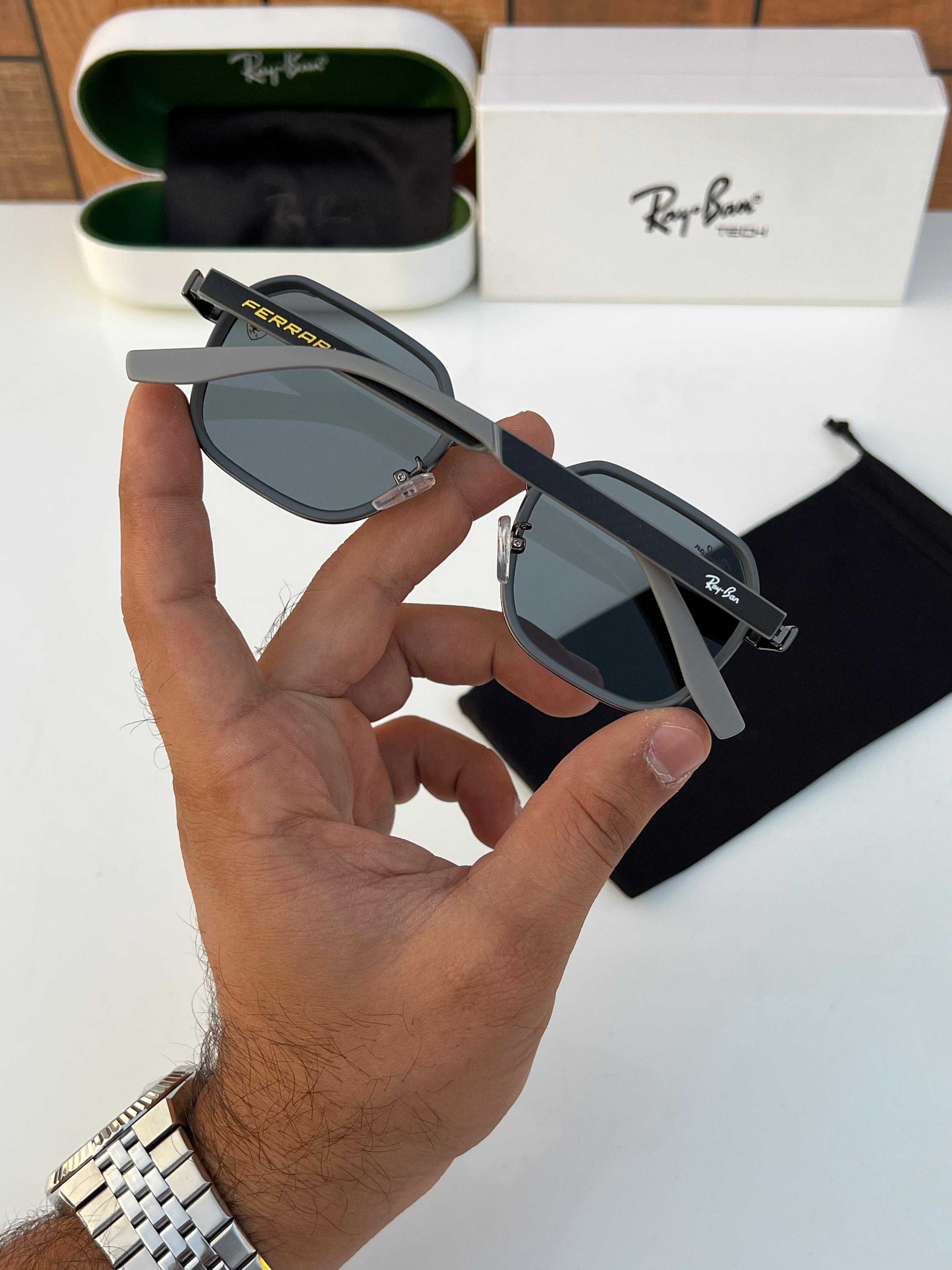 RAYBAN 8810 GREY BLACK