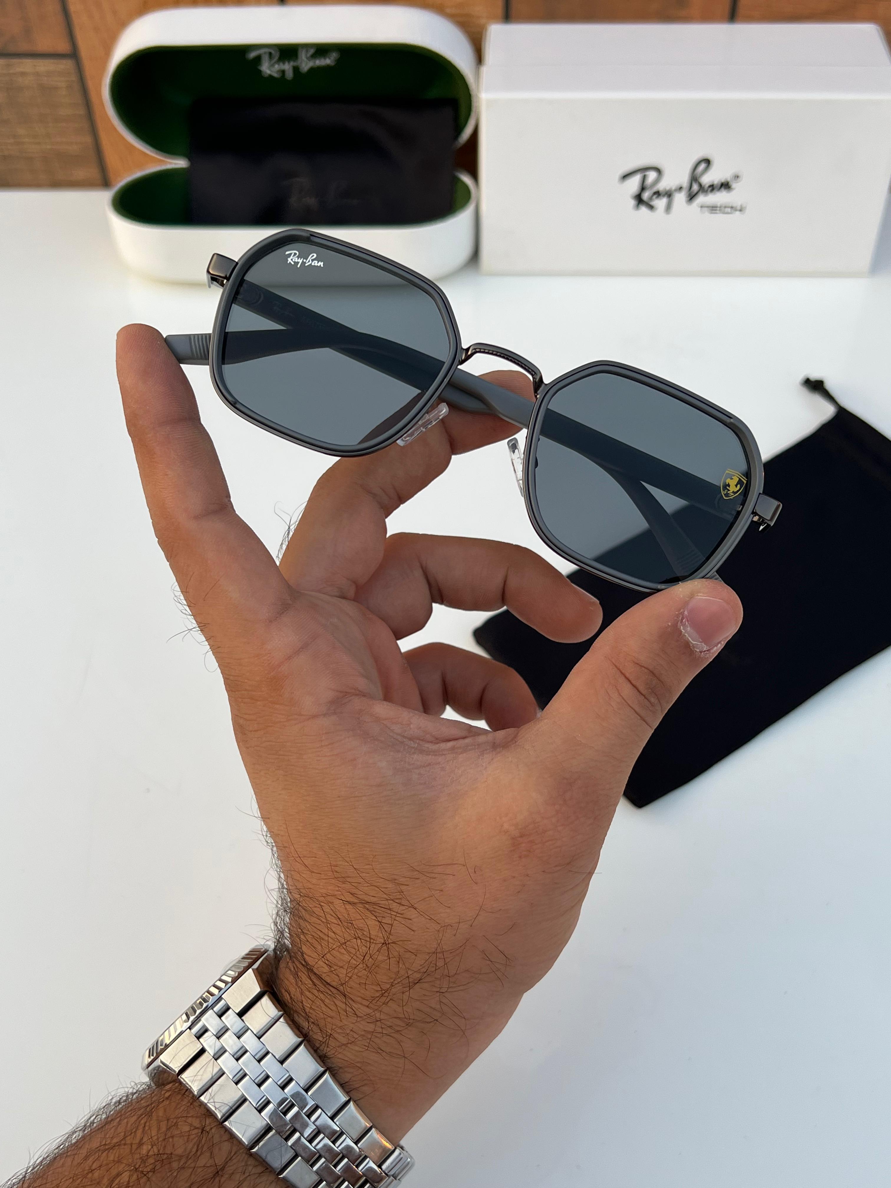 RAYBAN 8810 GREY BLACK