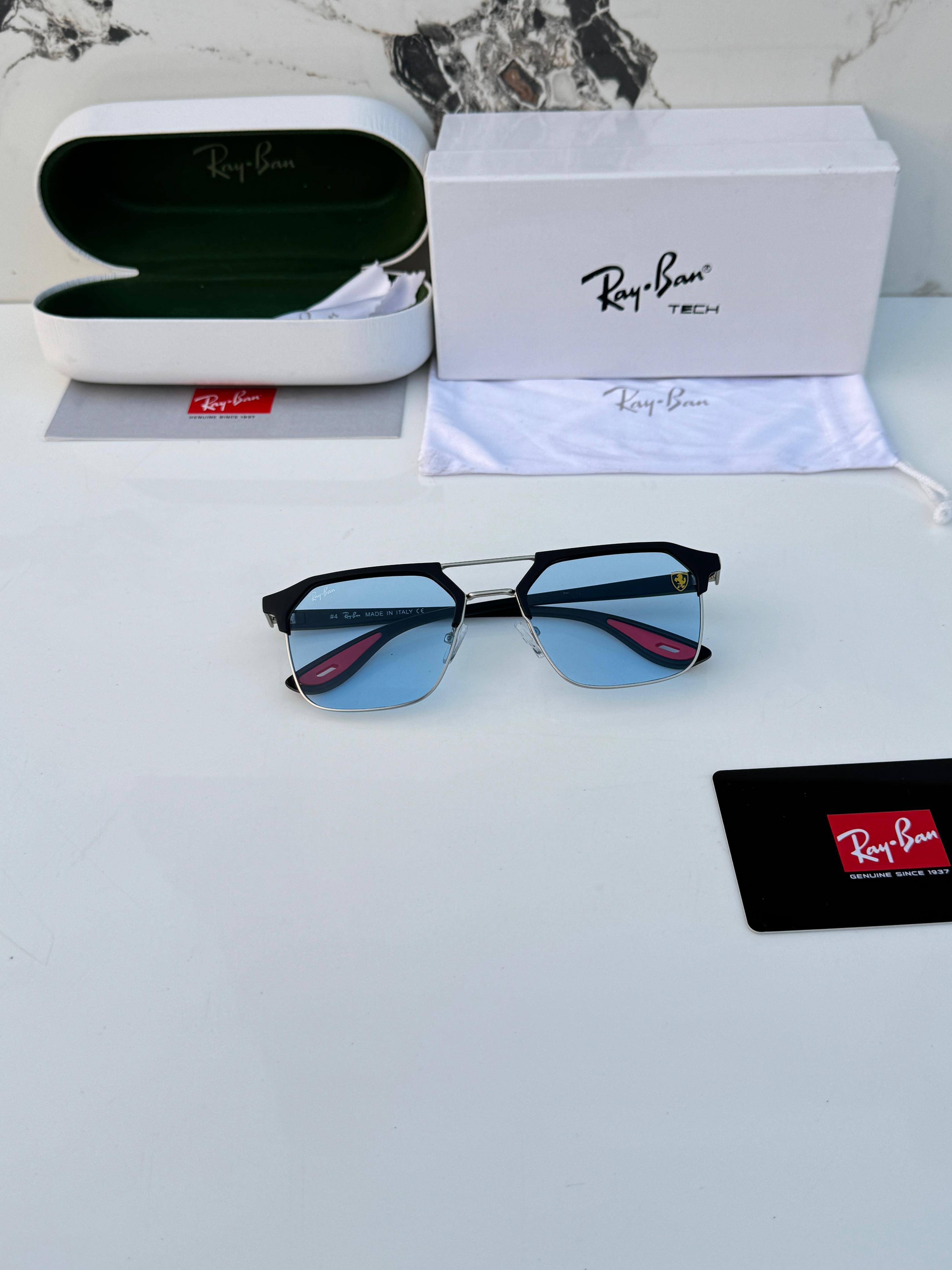 RAYBA_N 04 SILVER BLUE