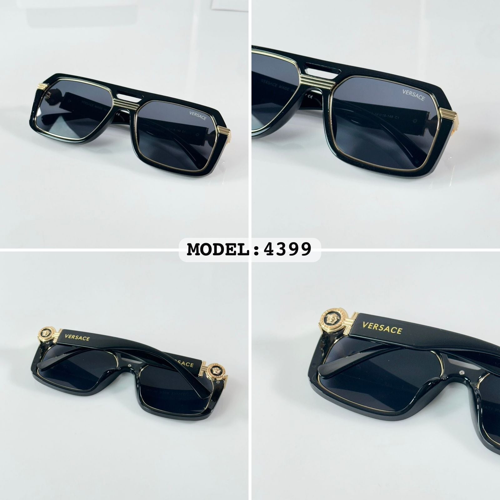 VERSACE 4399 GOLD BLACK