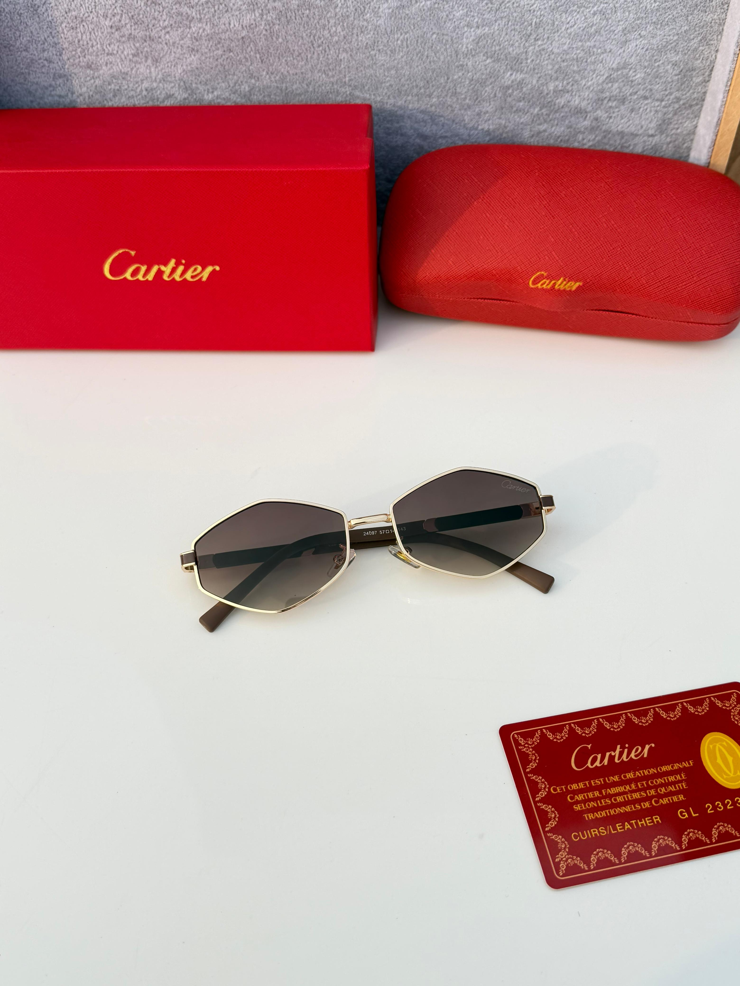 Cartier 24097 gold brown