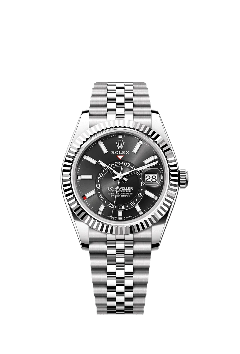 luxury Watch Sky Dweller Automatic Silver Black