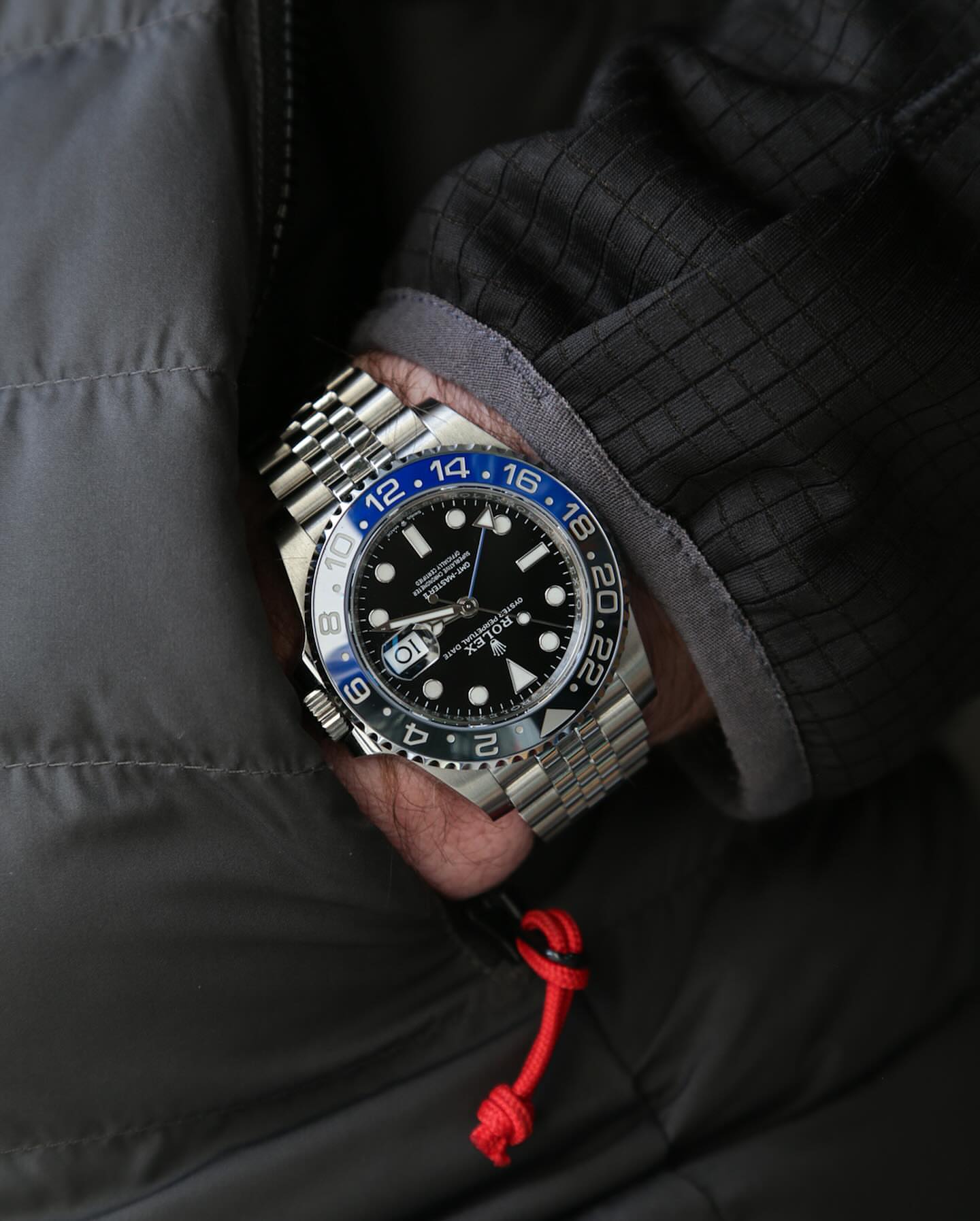 luxury Watch silver black blue