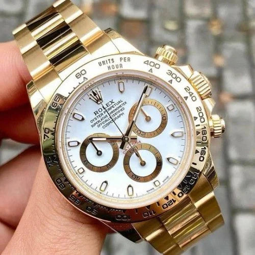 luxury Watch Daytona Gold White