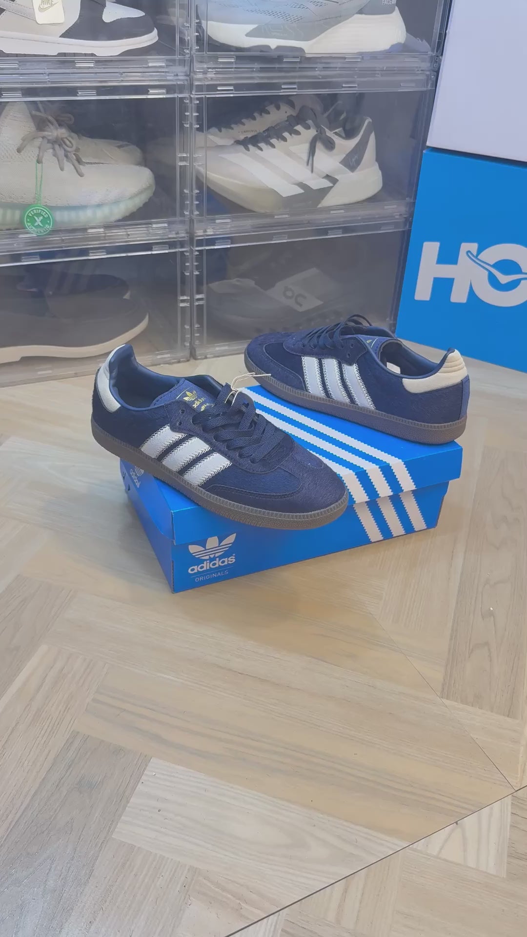 Adida s Samba Pony Hair Navy
