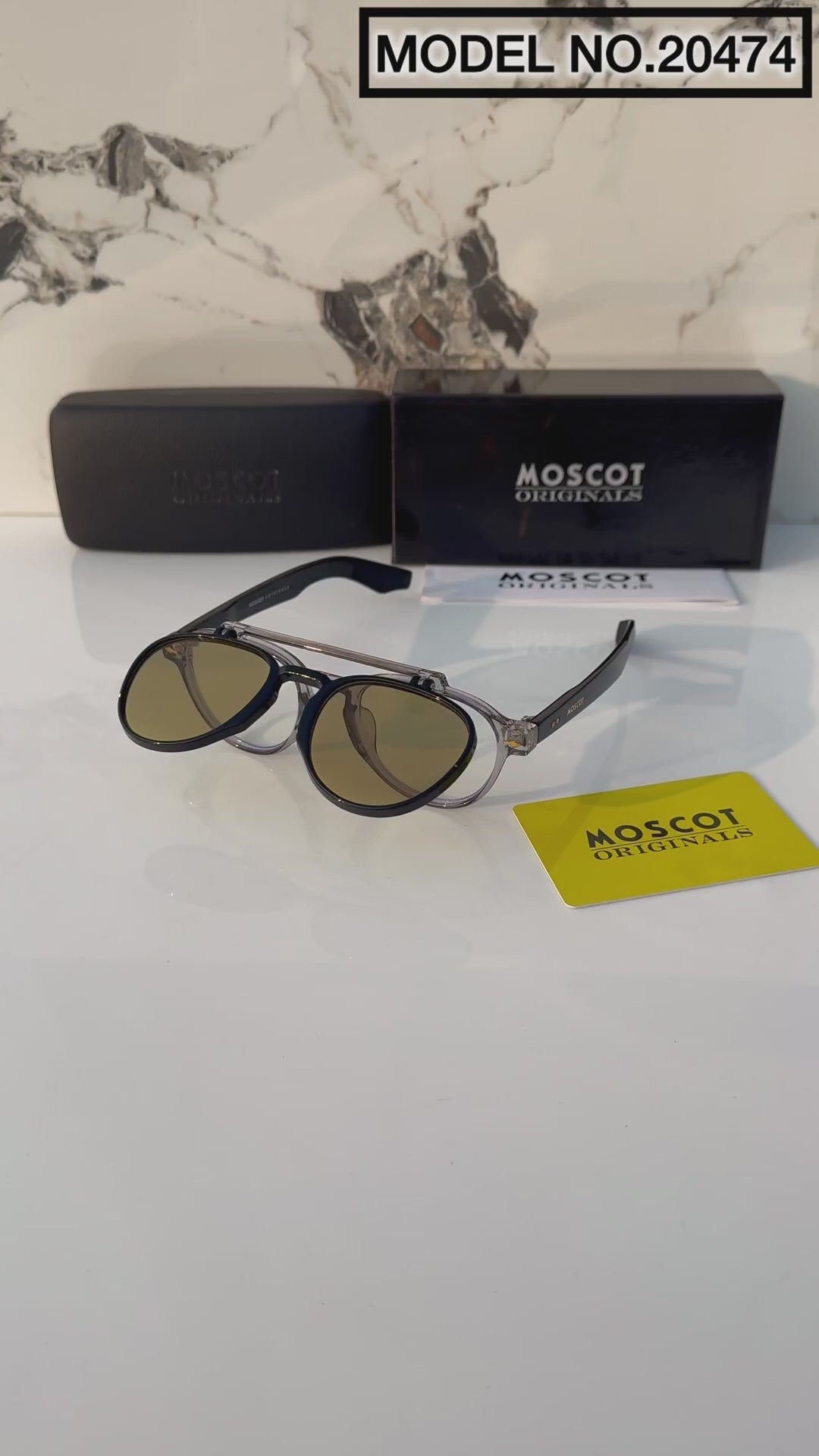 Moscot 20474 black yellow
