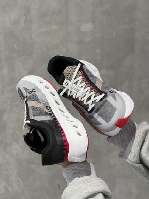 On Clou_d Surfer NEXT WHITE BLACK RED