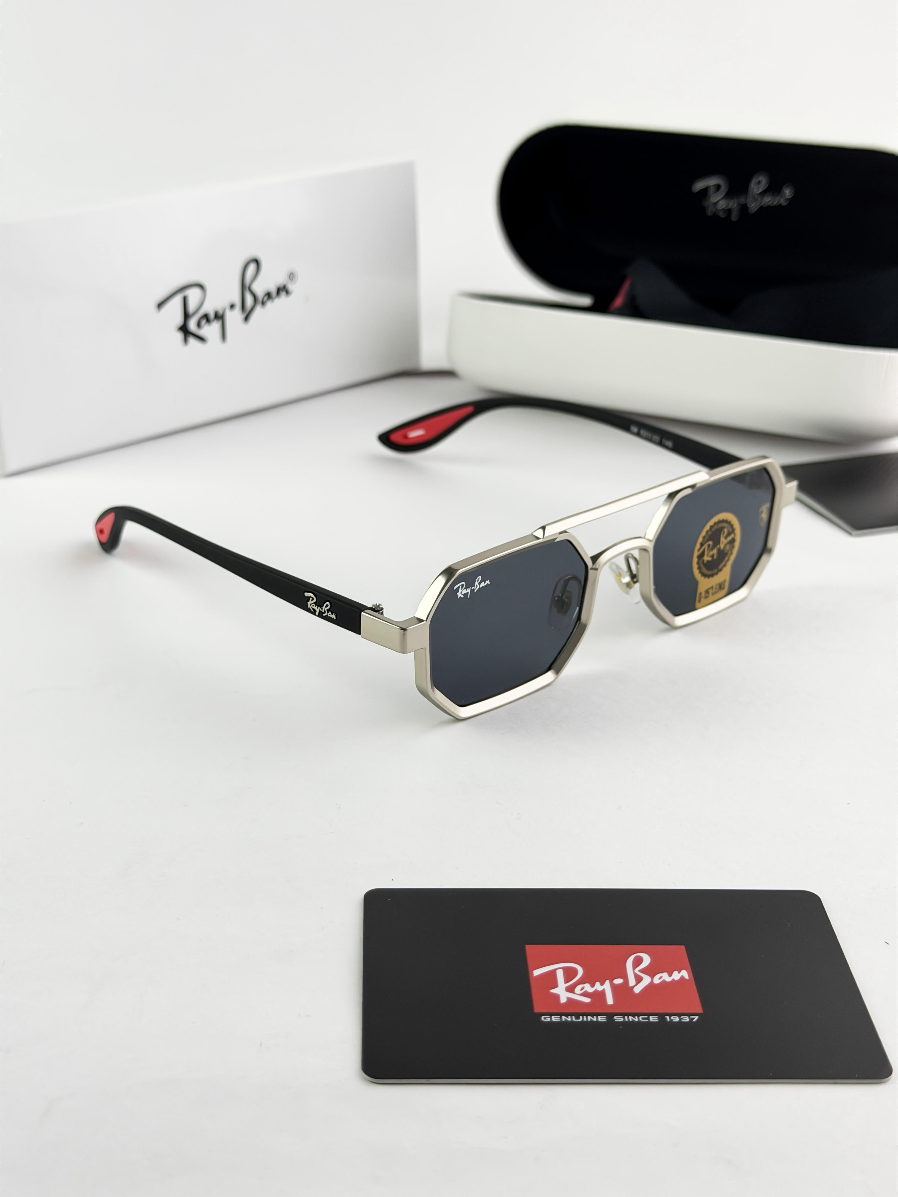 *RAYBAN 05 SILVER BLACK