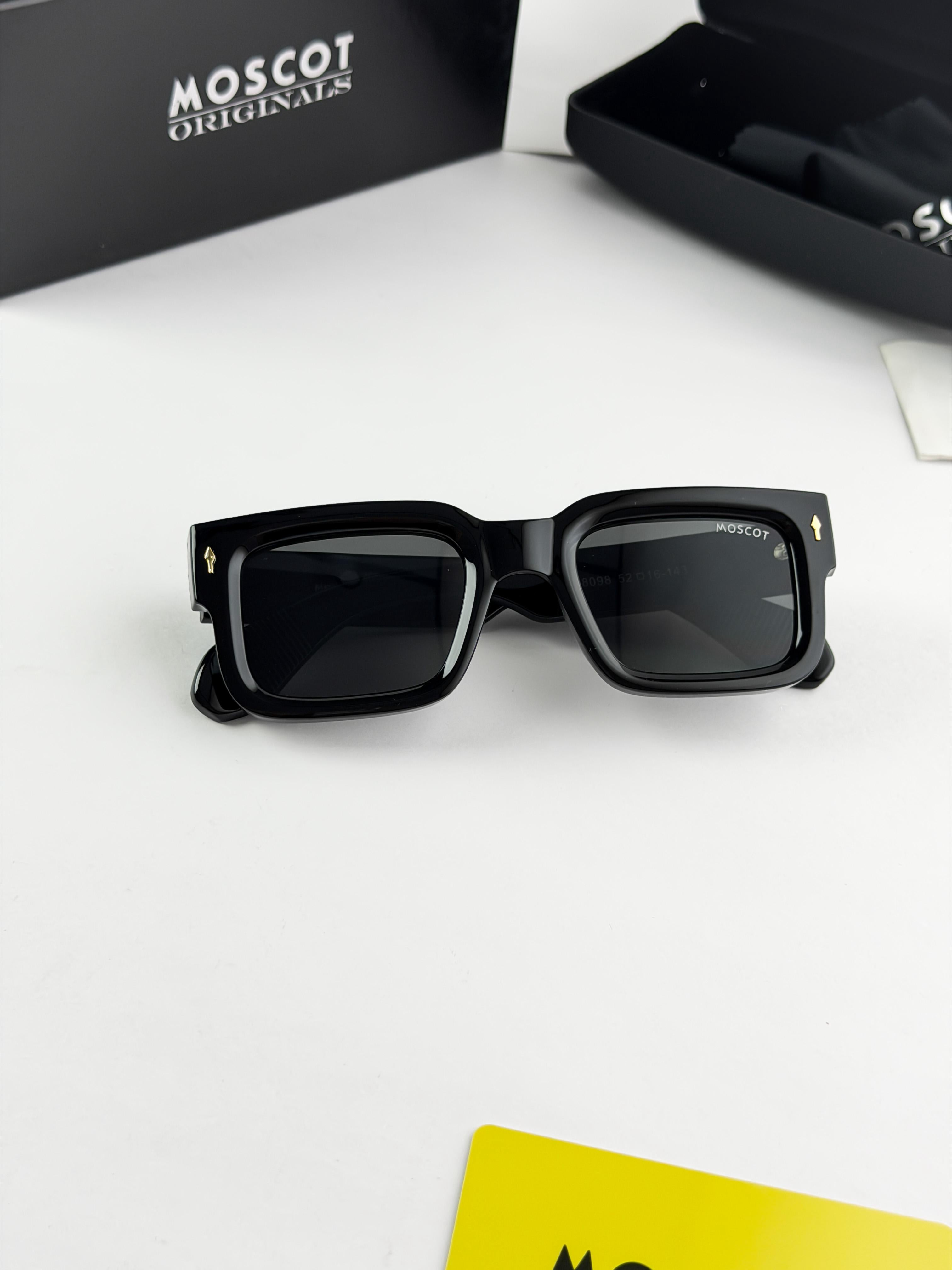 *MOSCOT BLACK CHARCOAL 98098 MOST DEMANDING ARTICLE