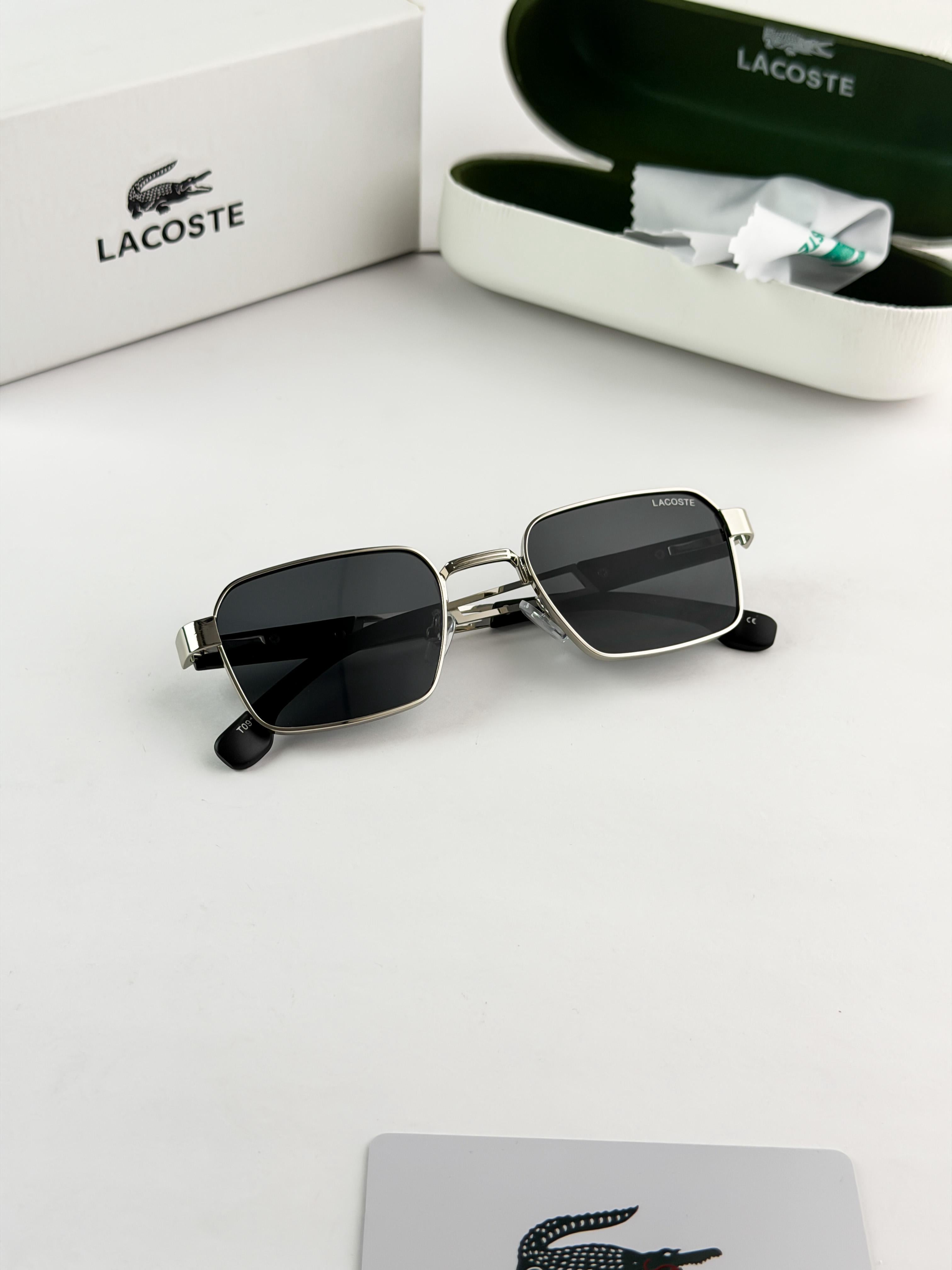 *LACOST_E SILVER BLACK 9129🥵🥵🥵*