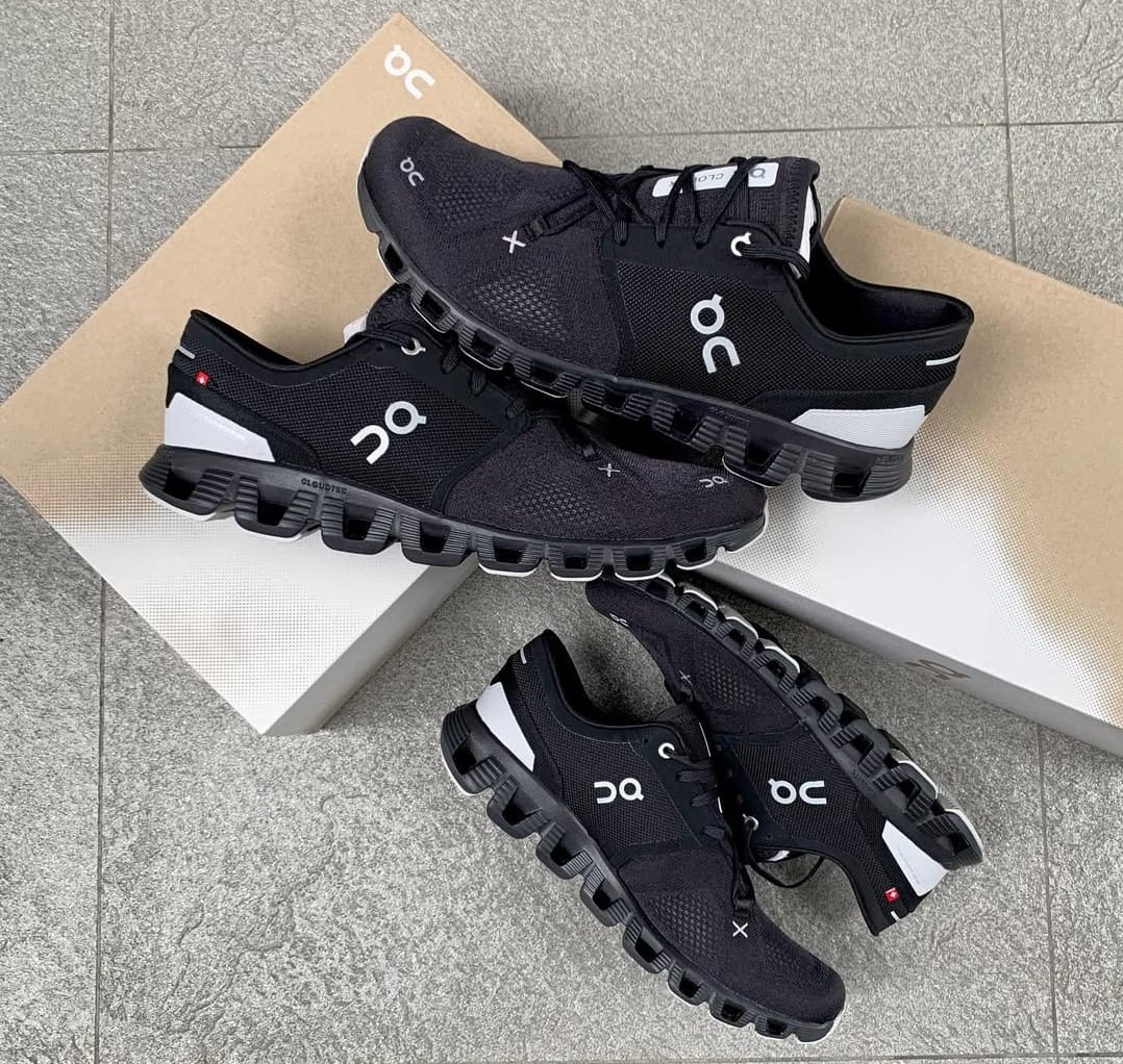 On Clou_d X3 Training Black White