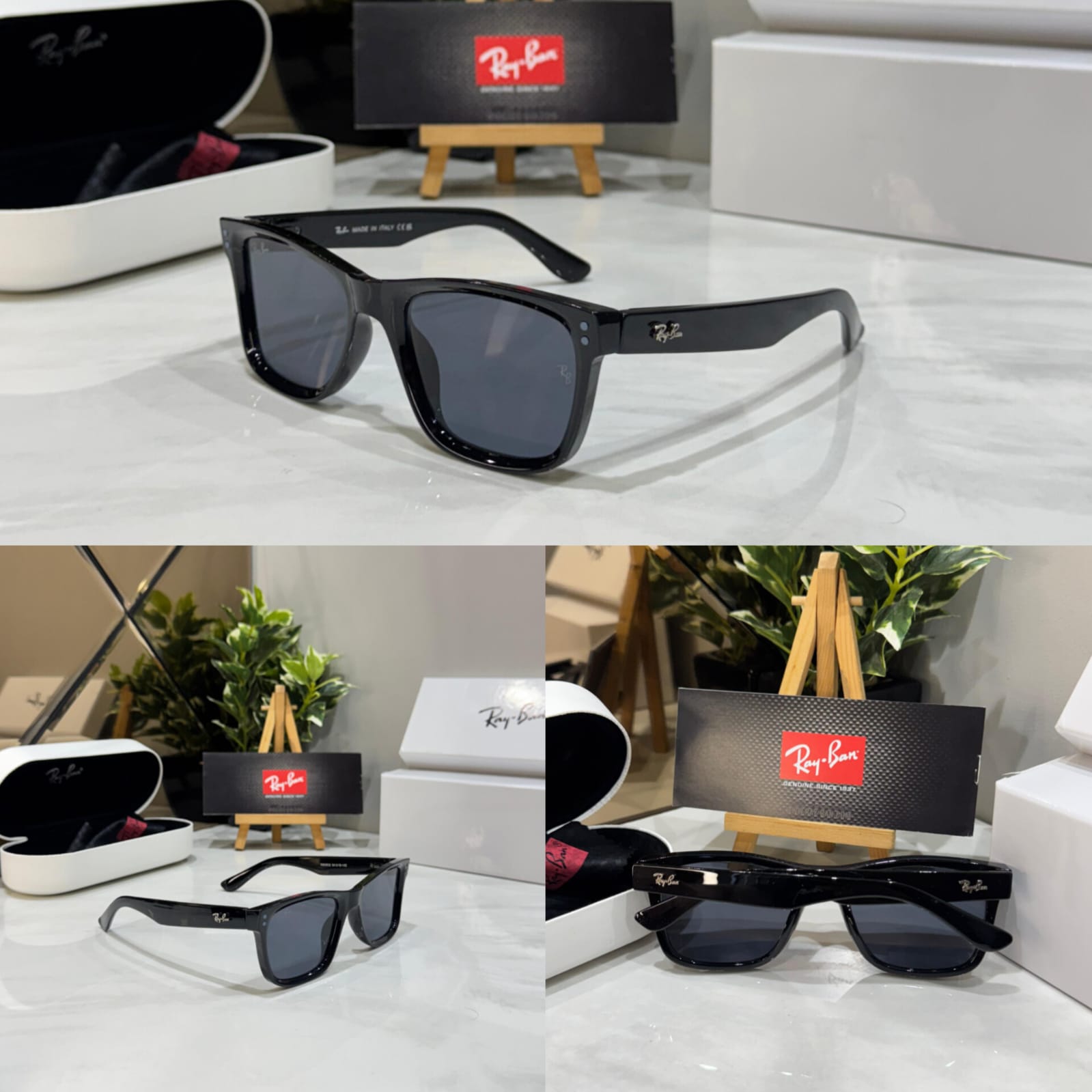 RAYBAN 0502 GLOSSY BLACK ♠️🕶️🔥
