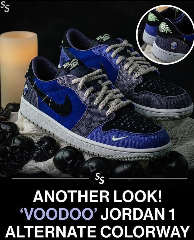Nik_ee Air Jordan 1 Low OG X Zion Williamson Voodoo Alternate