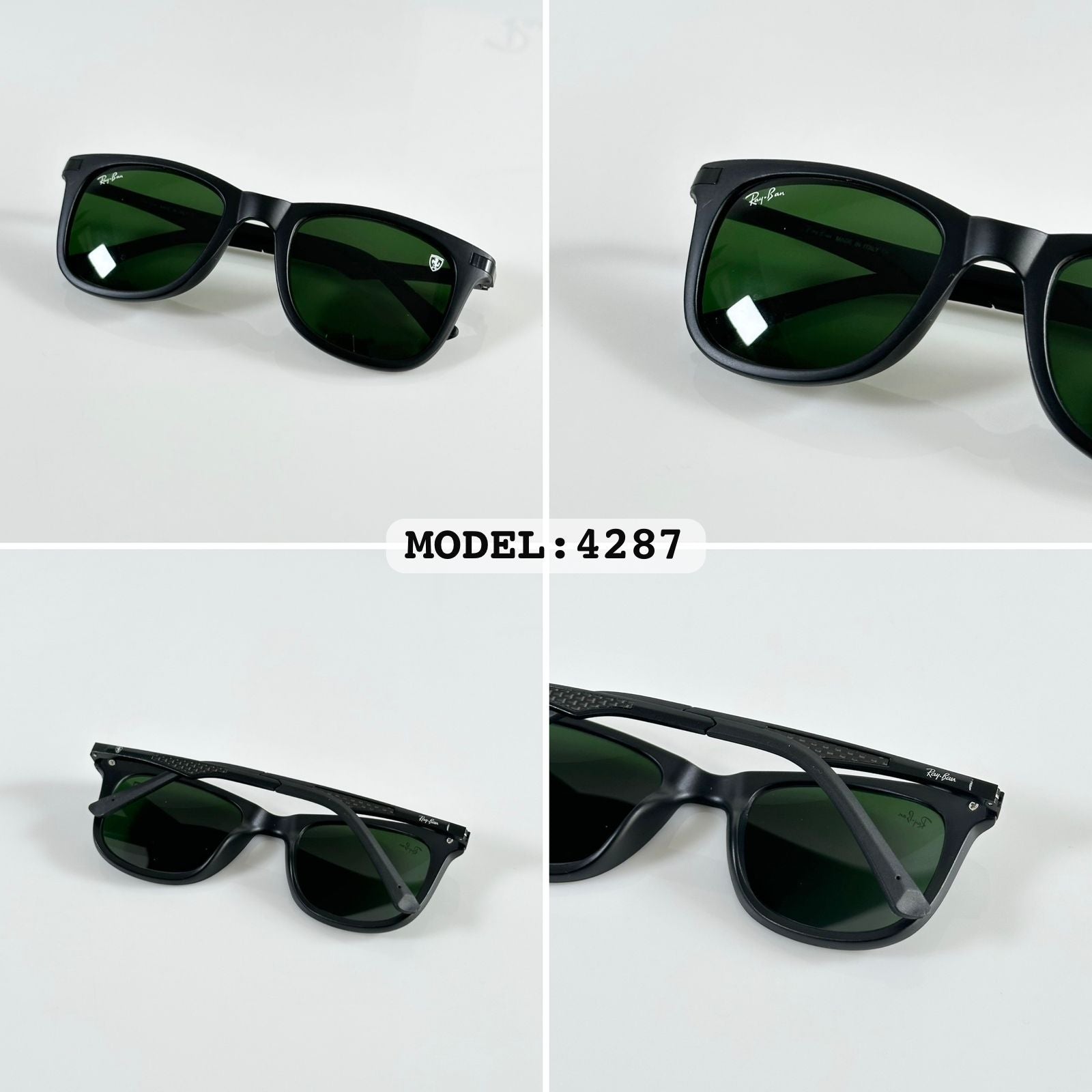 RAYBA_N 4287 BLACK GREEN