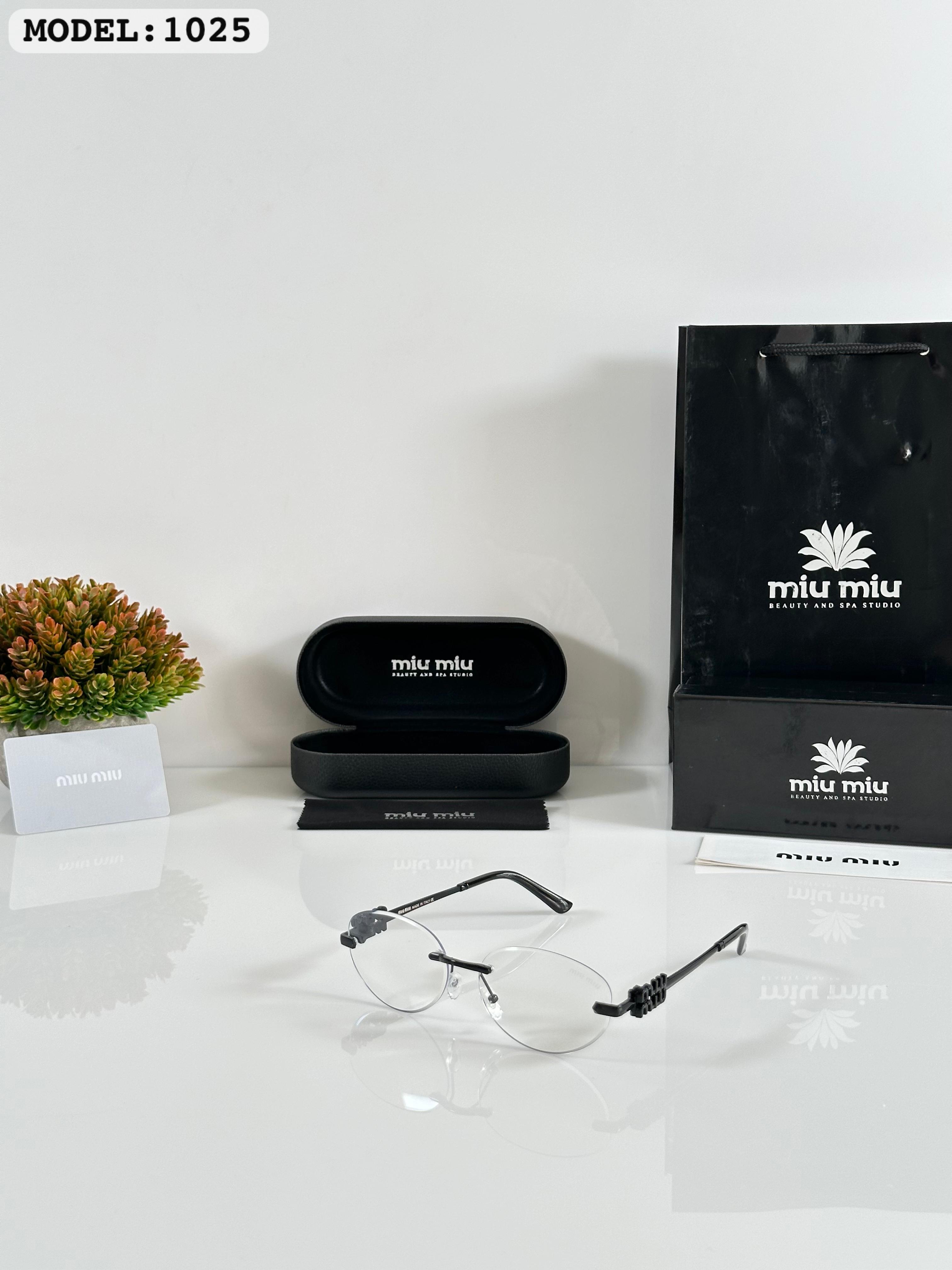 *MIU MIU WMNS 1025 BLACK DAY NIGHT COLOR CHANGING GLASS
