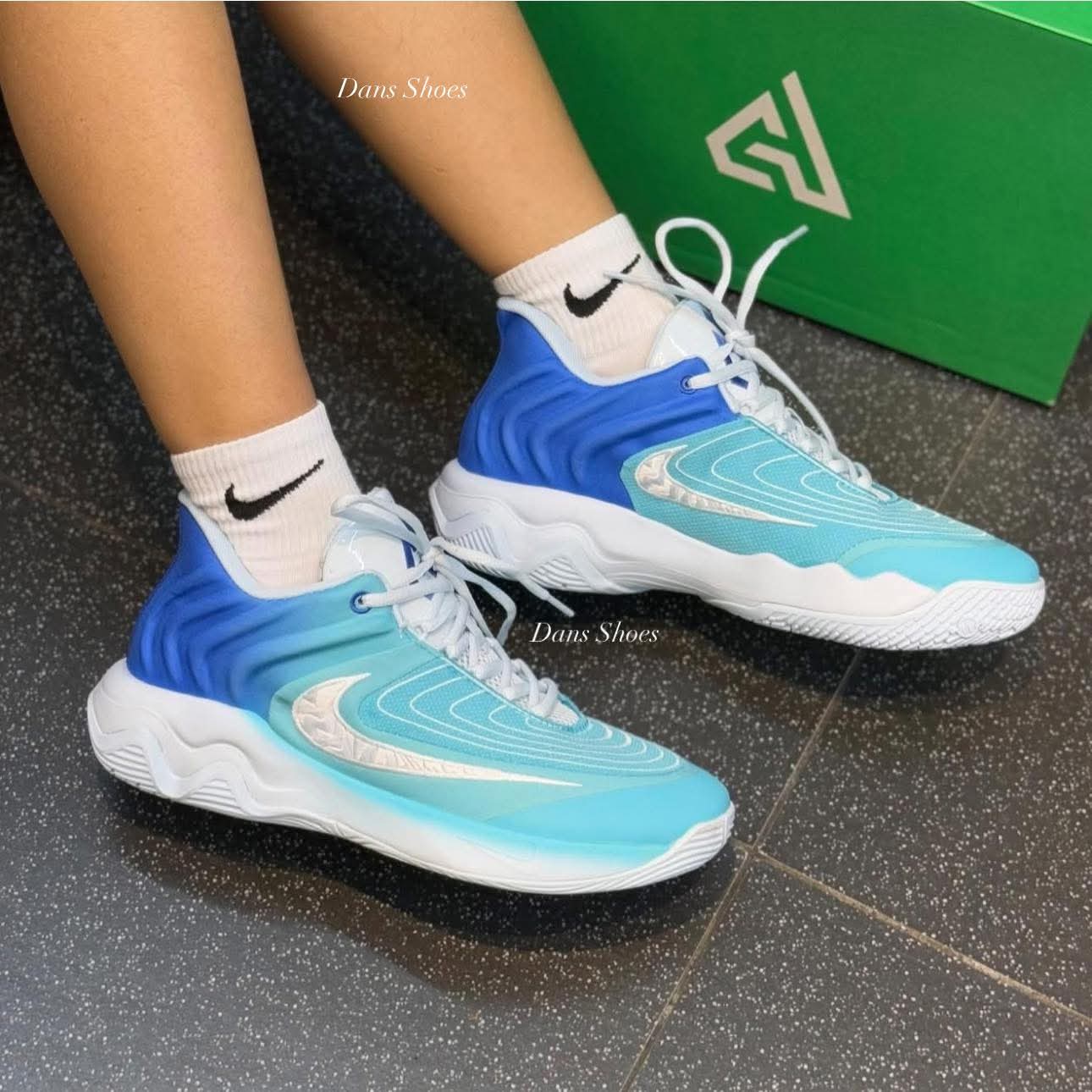 Nikee Giannis Immortality 4 EP Dusty Cactus White Green Frost