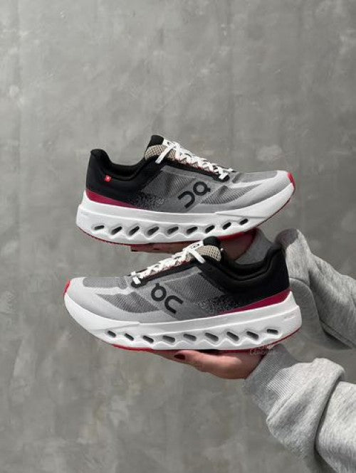 On Clou_d Surfer NEXT WHITE BLACK RED