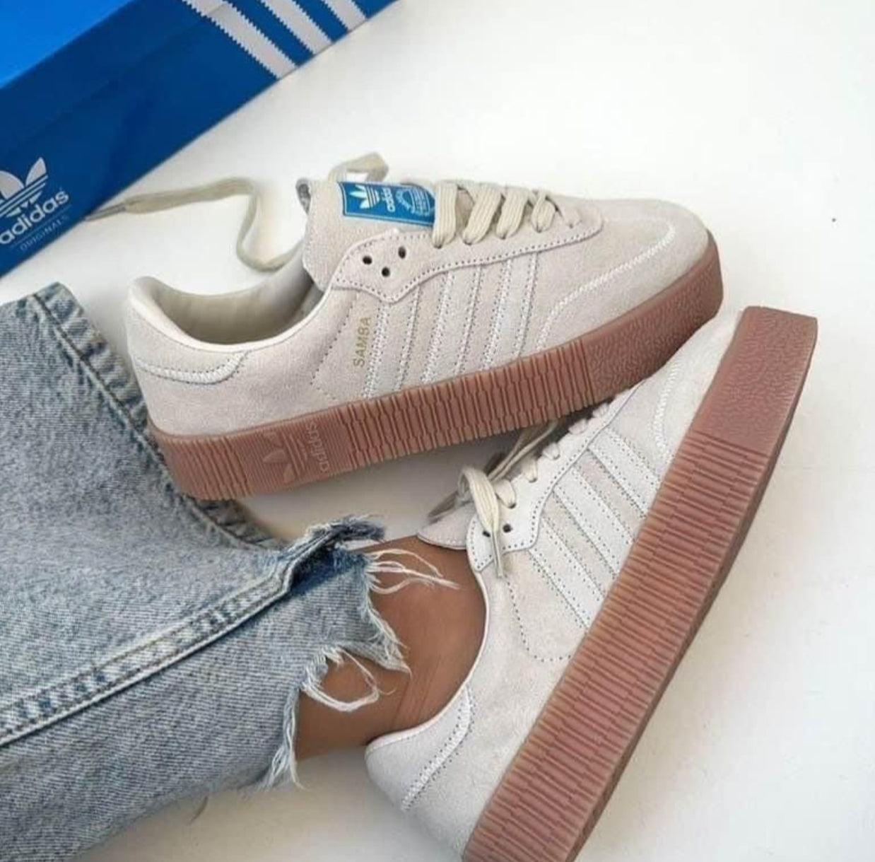 Sneakers Samba Rose Beige Clear Brown