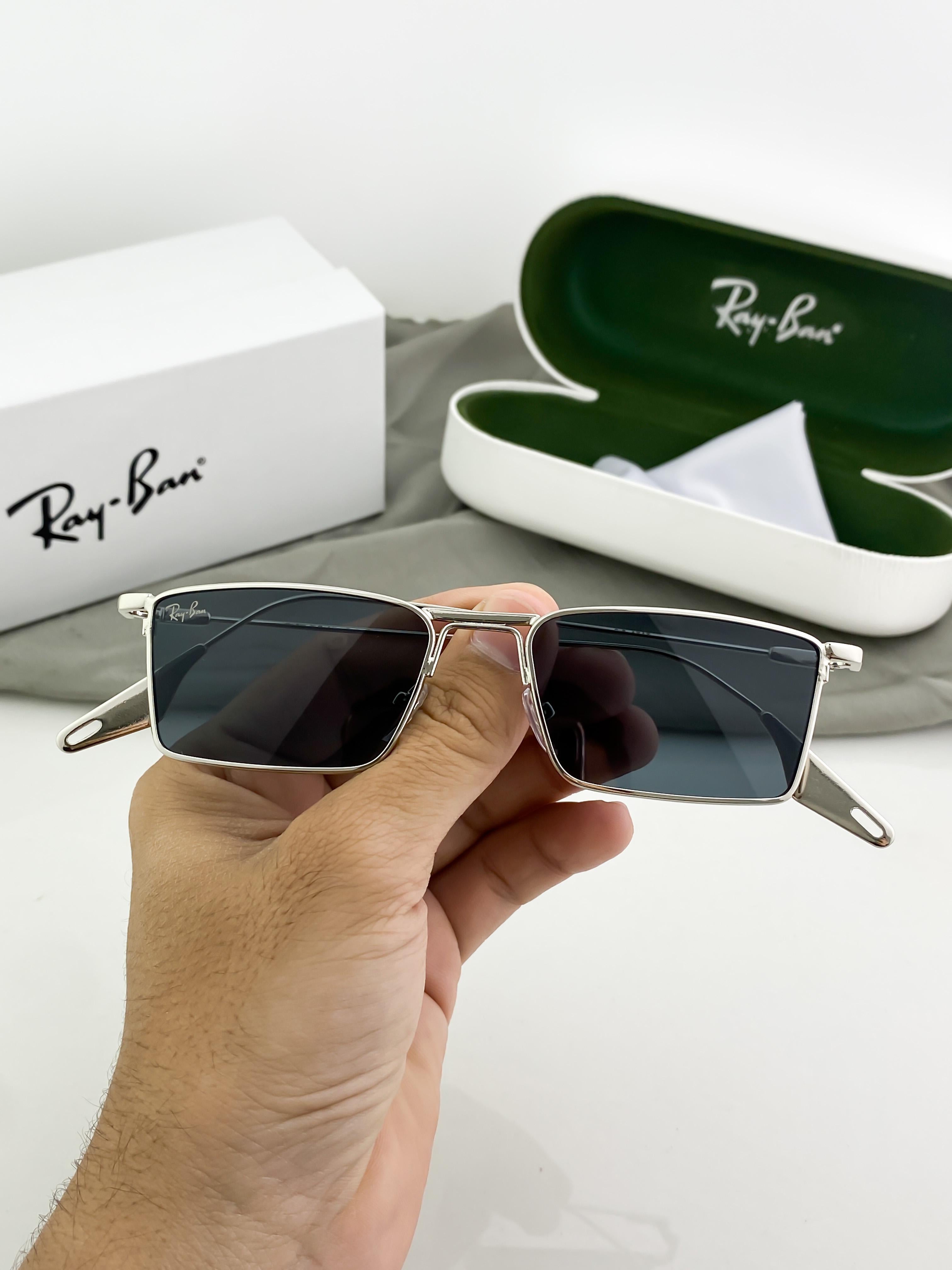 *RAYBAN SILVER BLACK 1010
