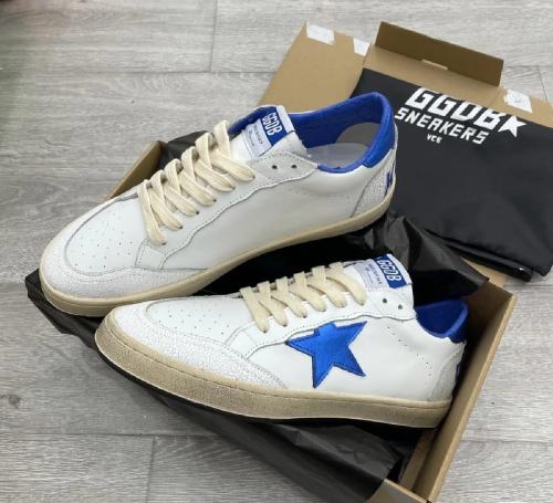 Golden Goose Ball Star Low White Bluette