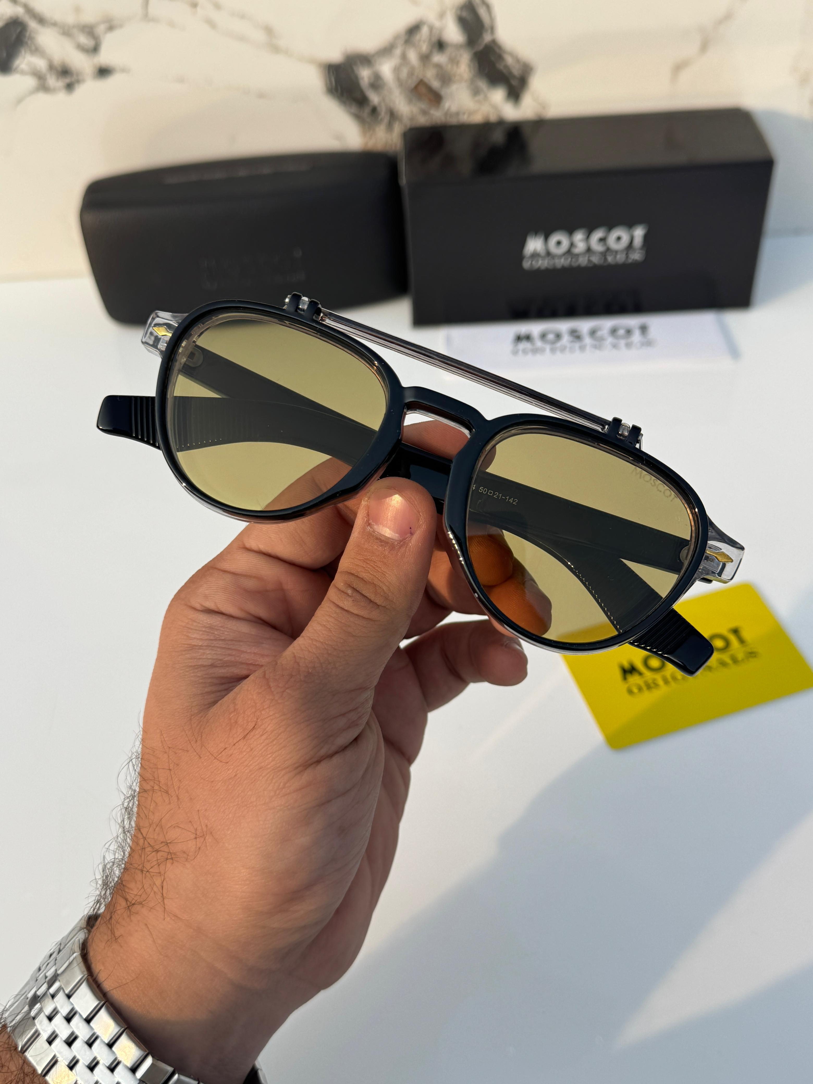 Moscot 20474 black yellow