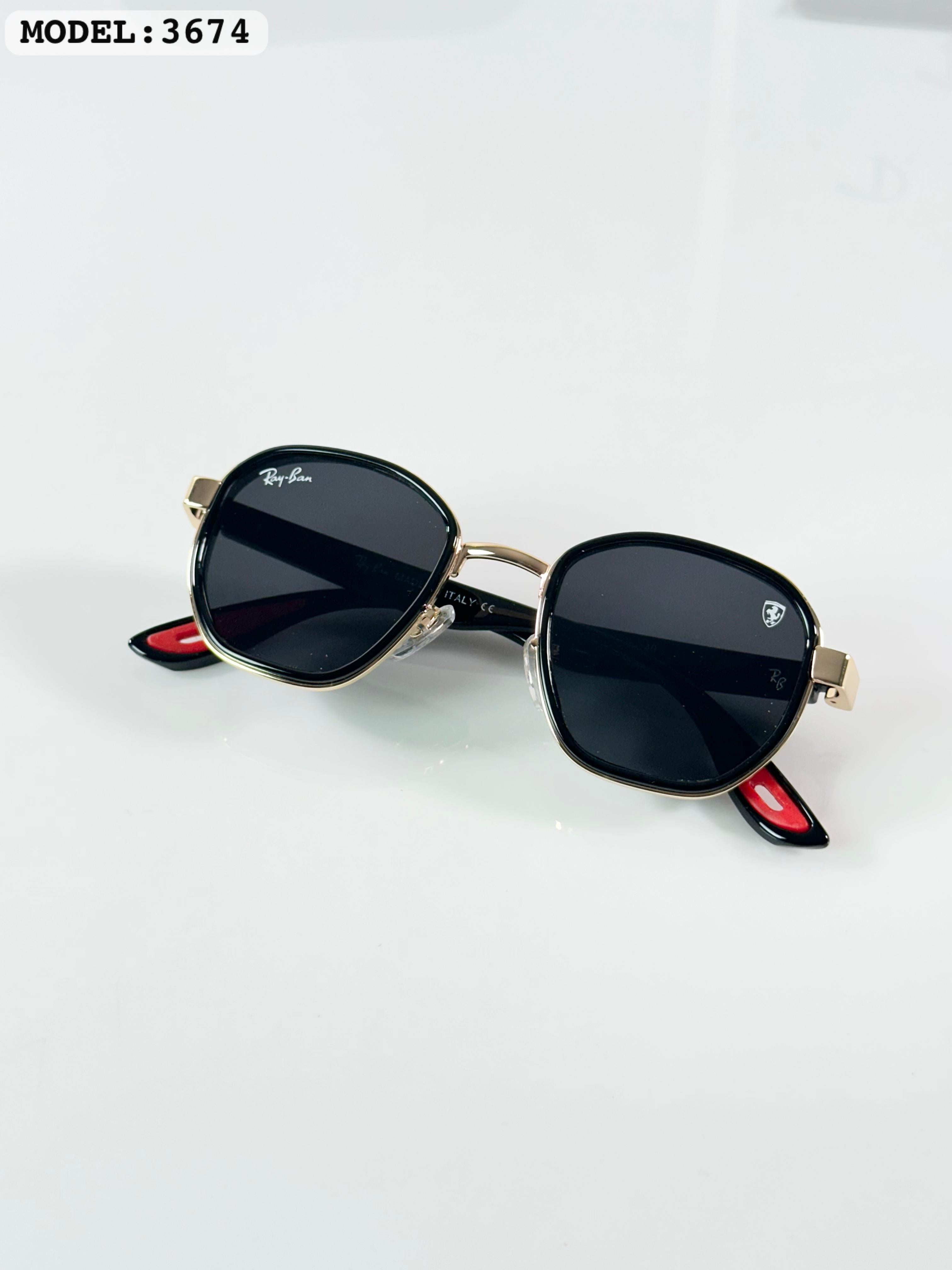 RAYBAN 3674 GOLD BLACK