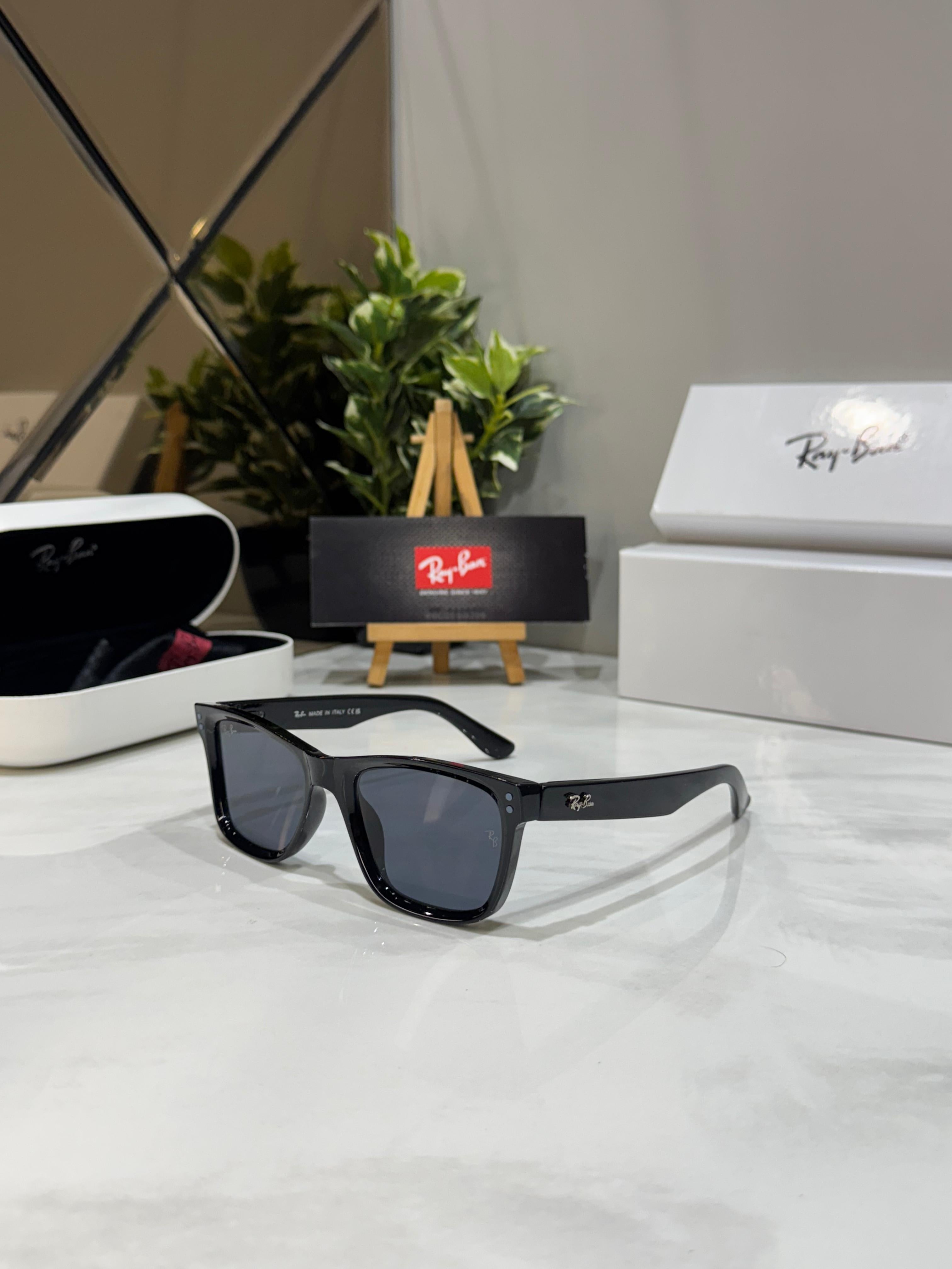 RAYBAN 0502 GLOSSY BLACK ♠️🕶️🔥