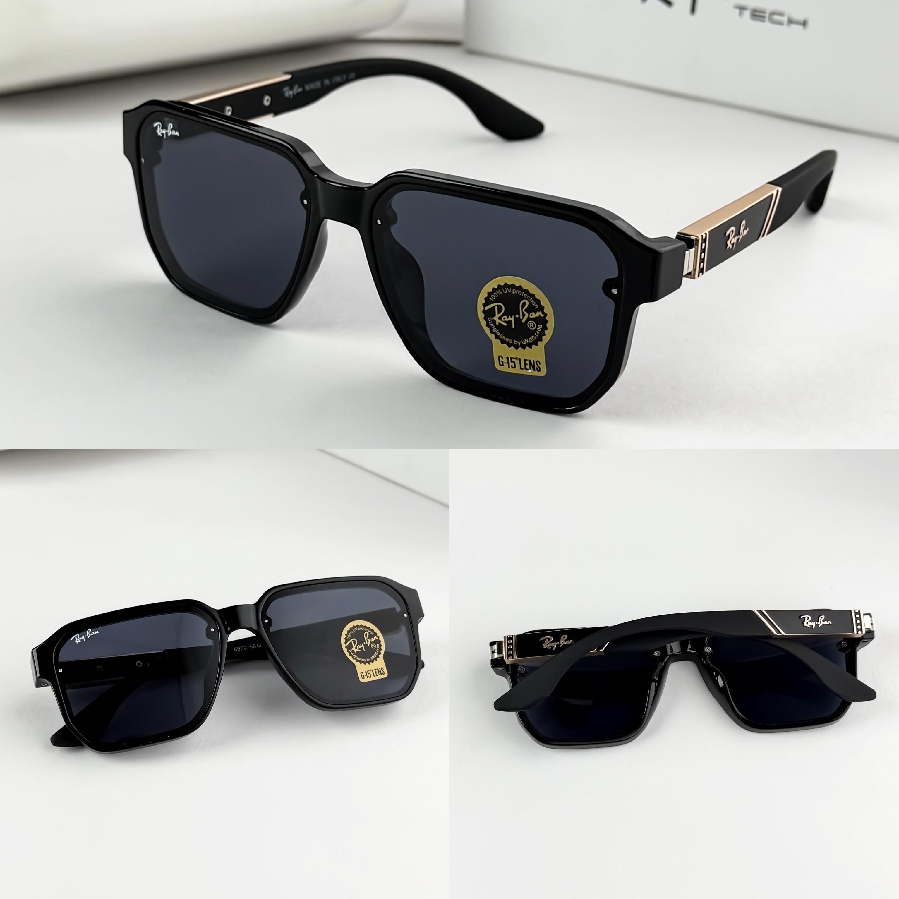 RAYBA_N GOLD BLACK 8960