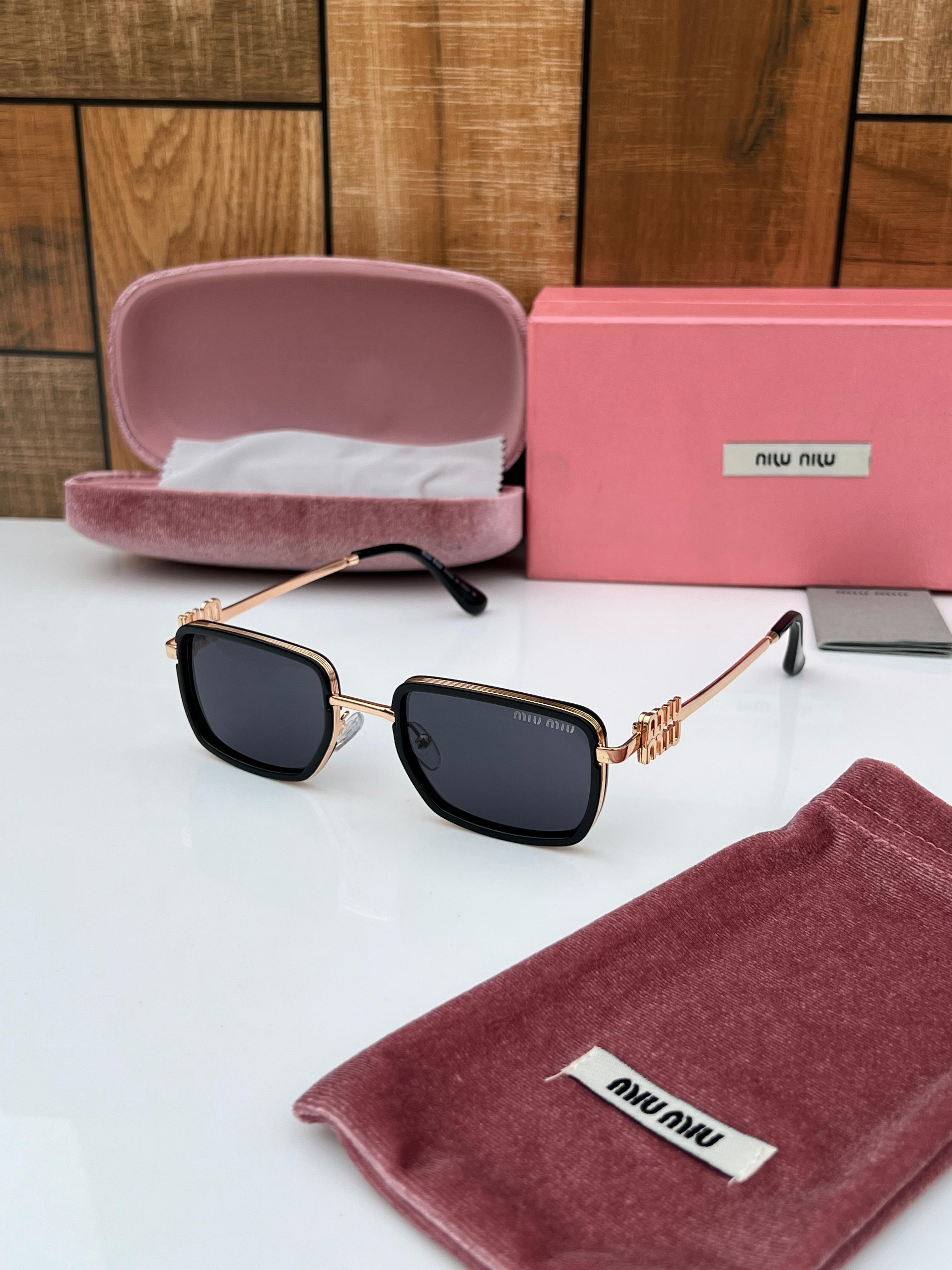 Miu miu 559 gold black With Same Og Packing