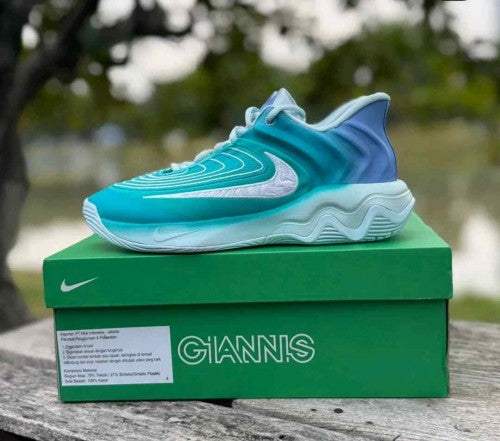 Nikee Giannis Immortality 4 EP Dusty Cactus White Green Frost