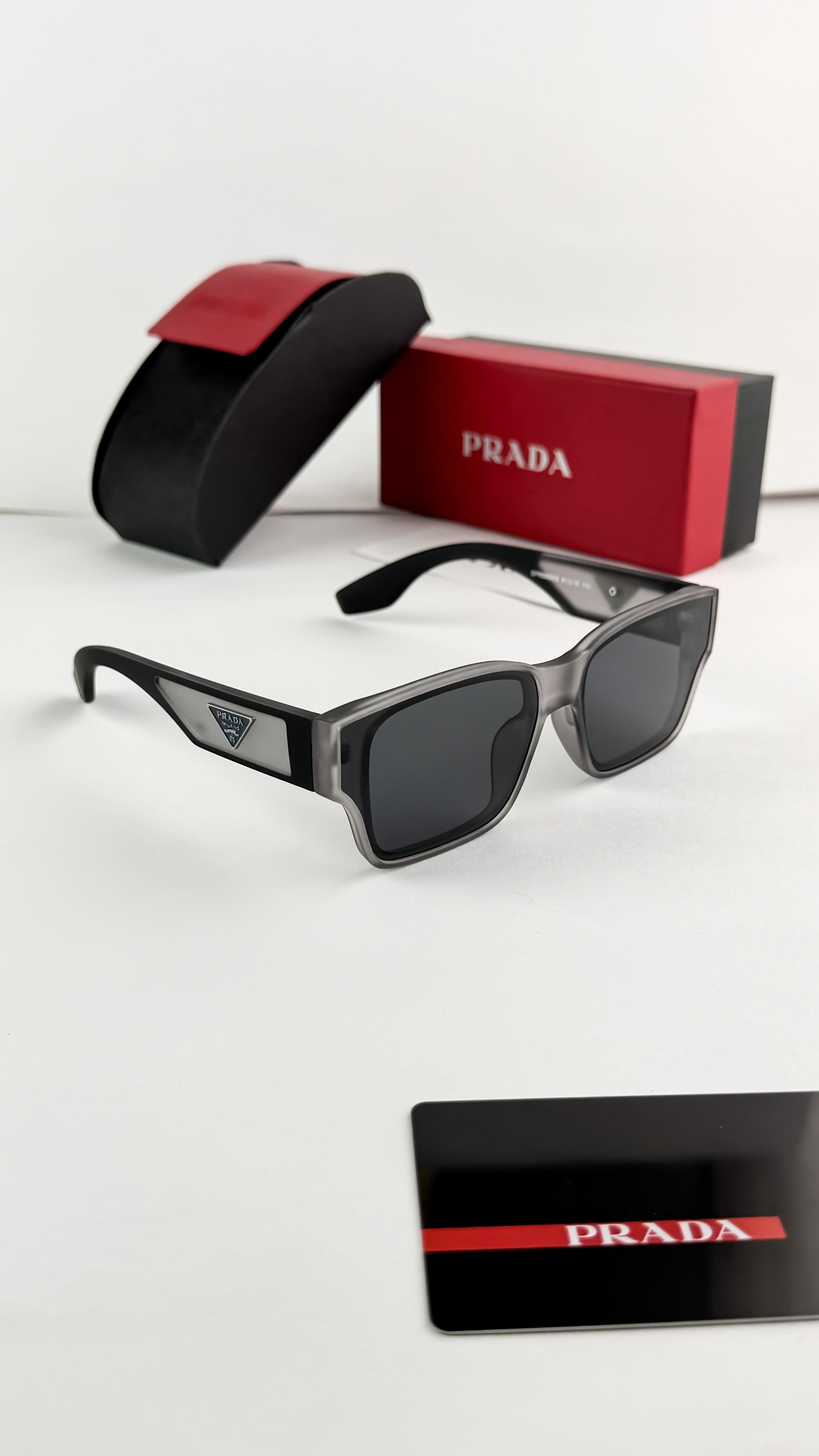 PRADA GREY BLACK 0899