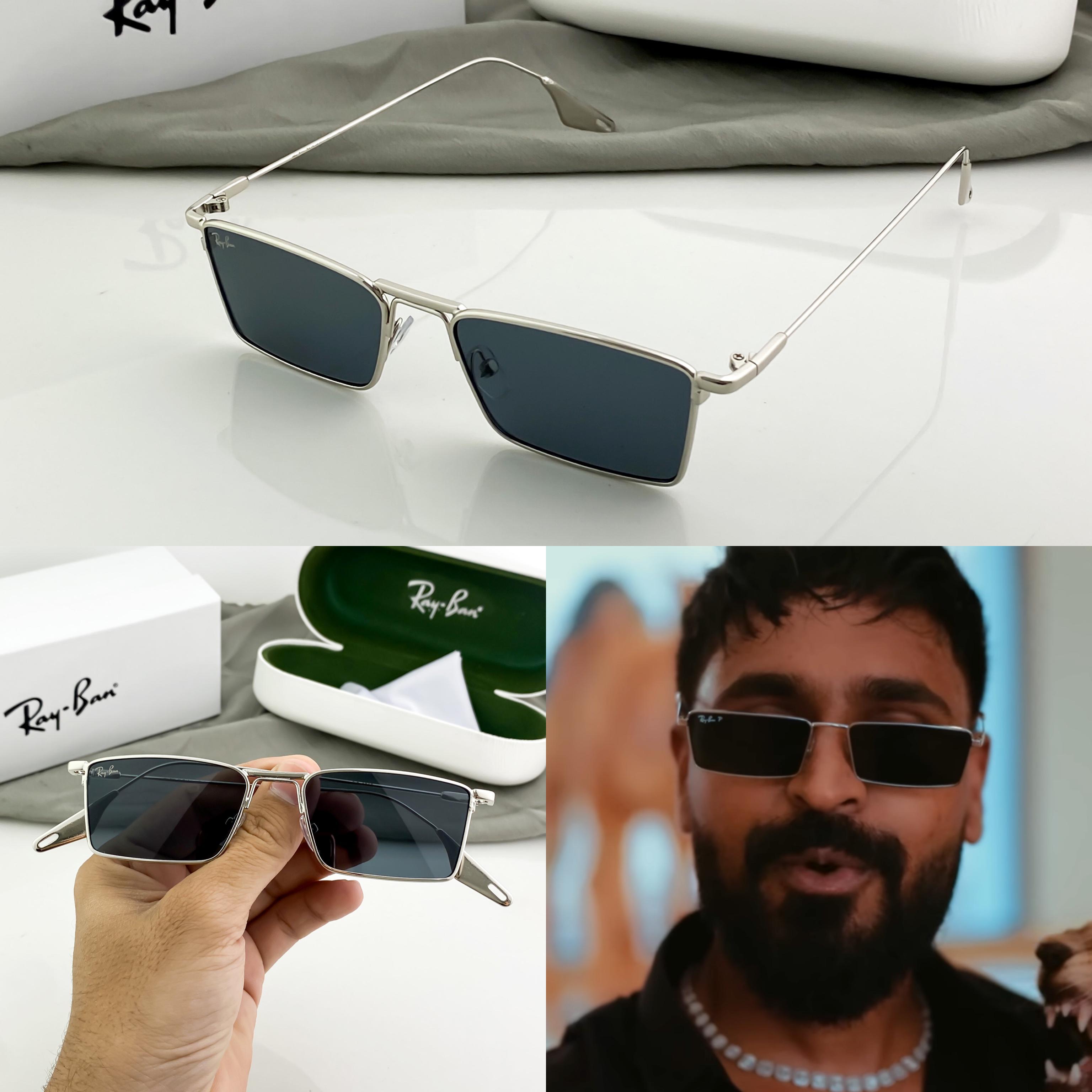 *RAYBAN SILVER BLACK 1010