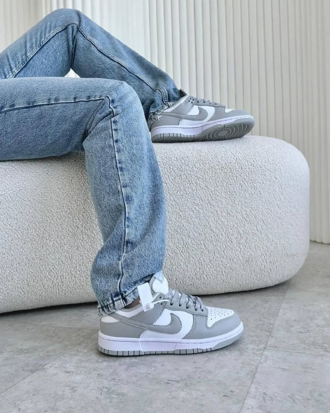 Nik_e Dunk Low Grey Fog (With OG Box