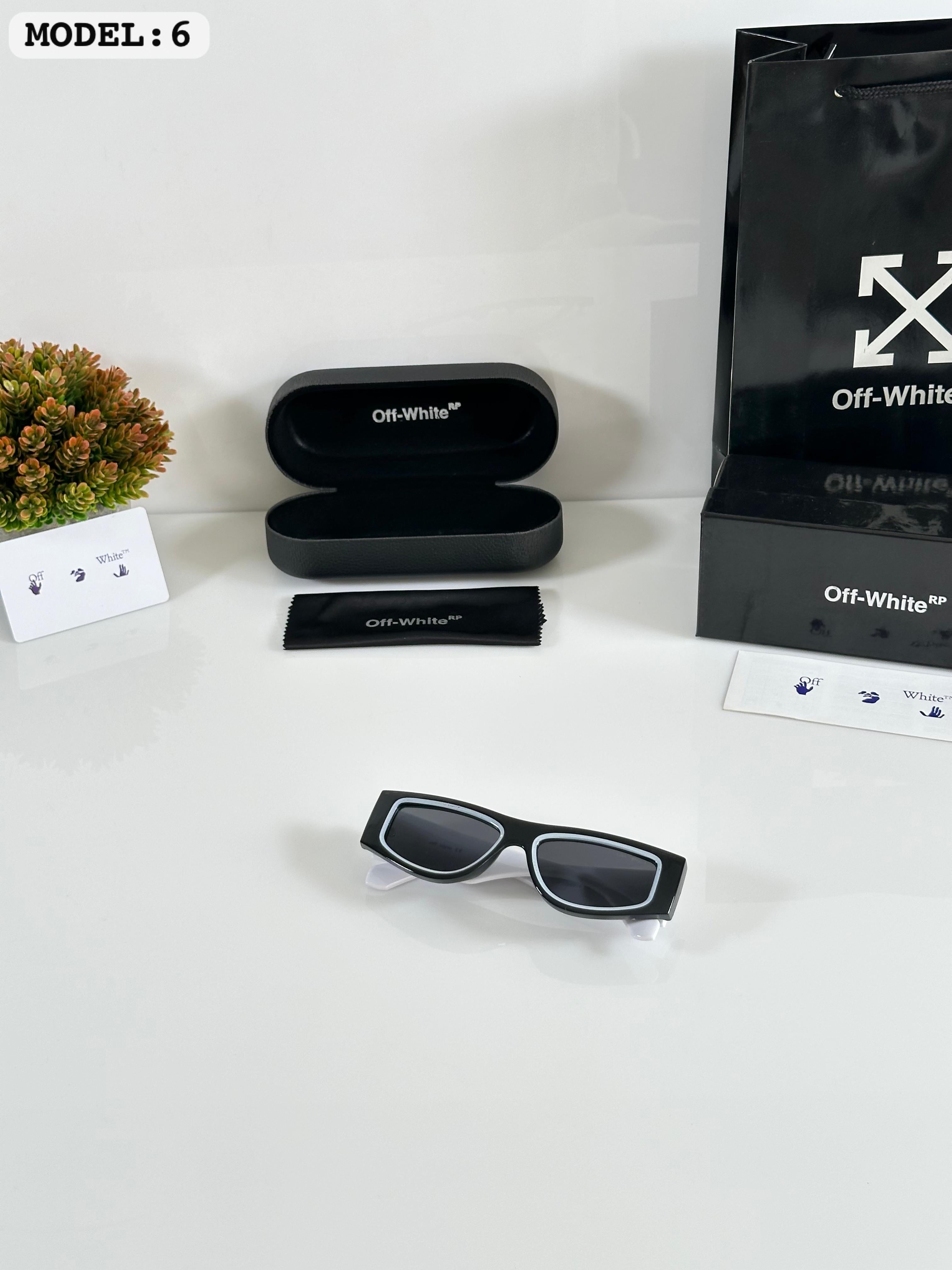 *OFF WHITE 6 WHITE BLACK*