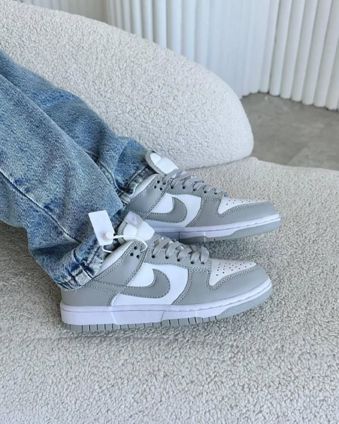 Nik_e Dunk Low Grey Fog (With OG Box