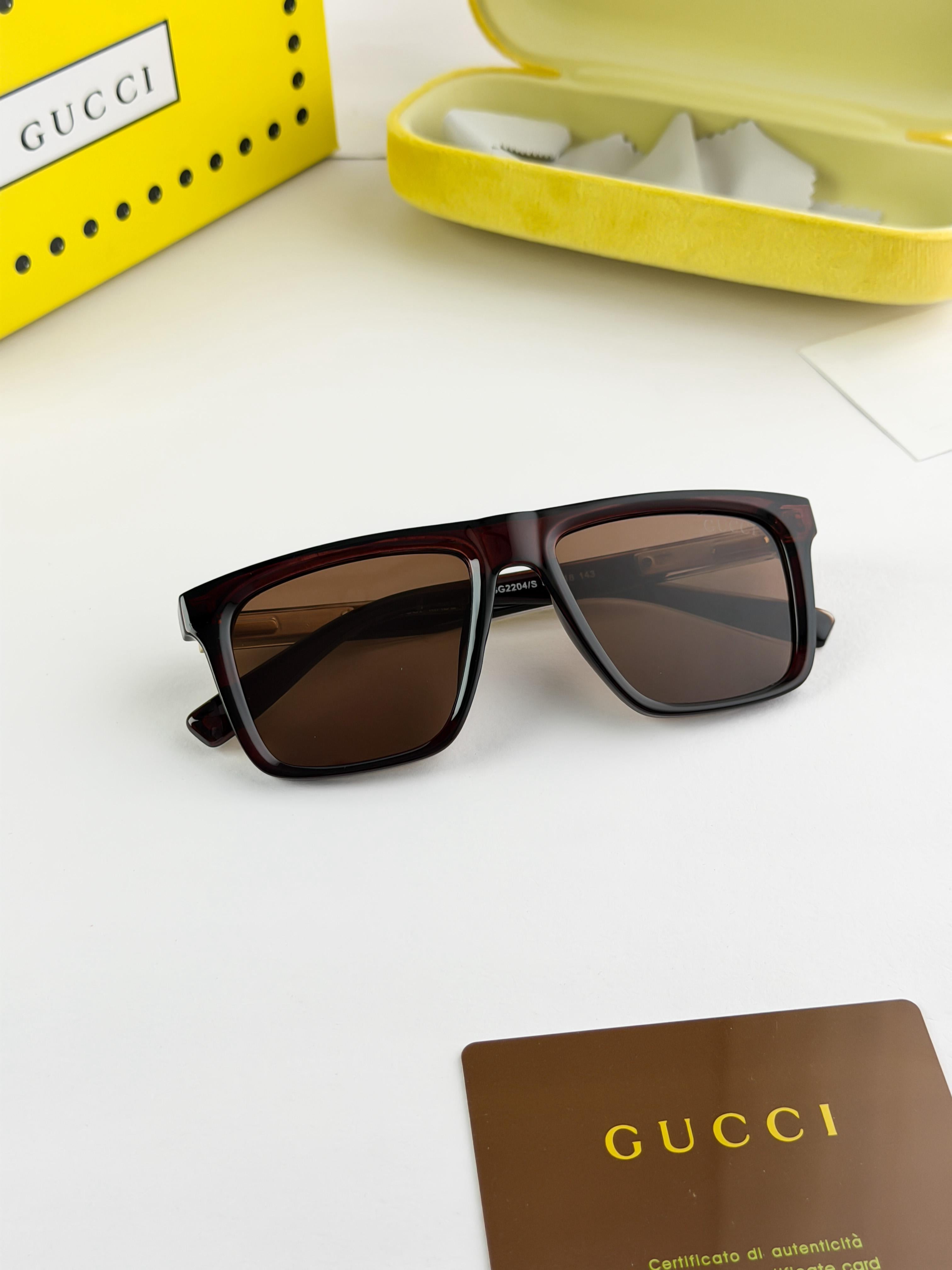 *GUCCI CHOCOLATE BROWN 2204