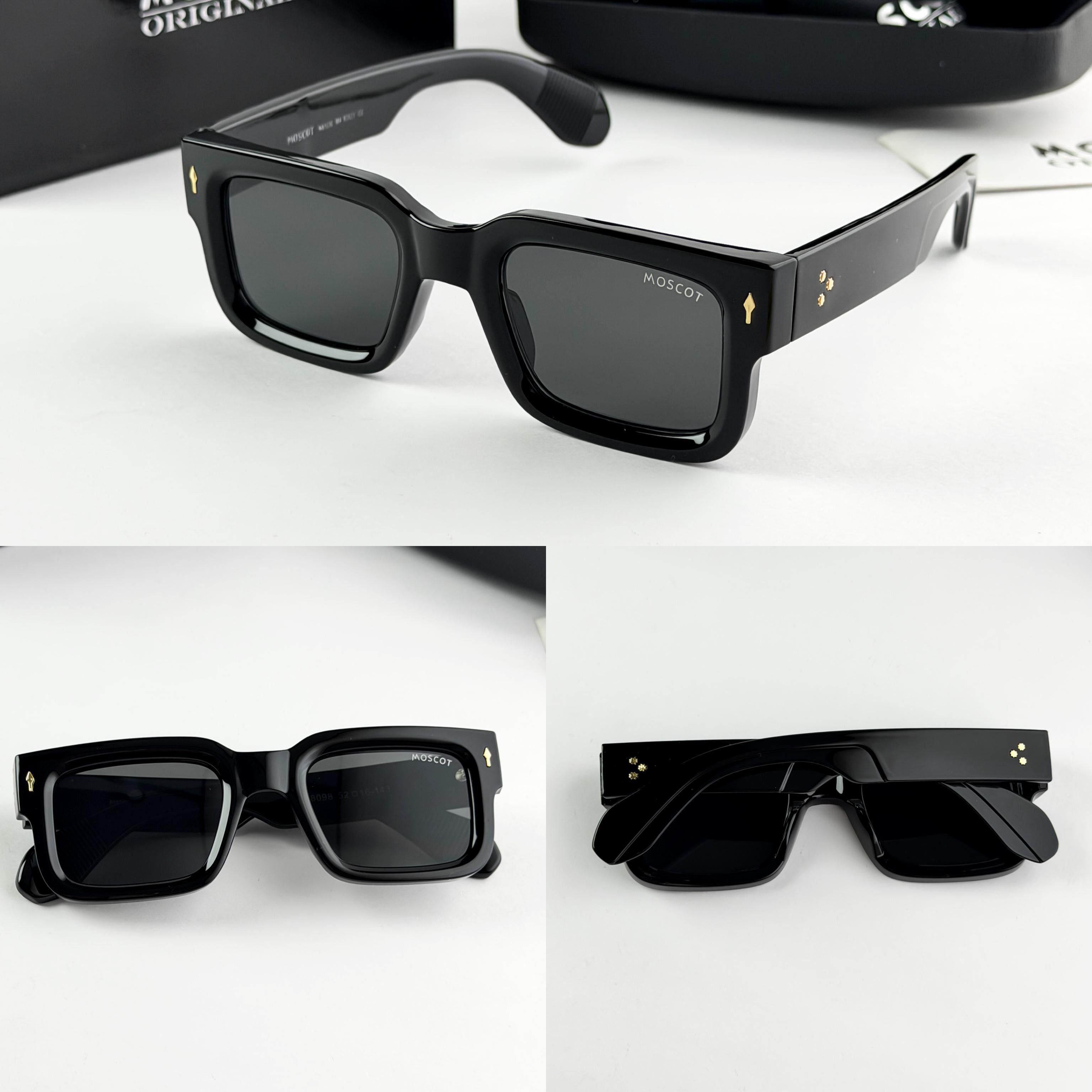 *MOSCOT BLACK CHARCOAL 98098 MOST DEMANDING ARTICLE