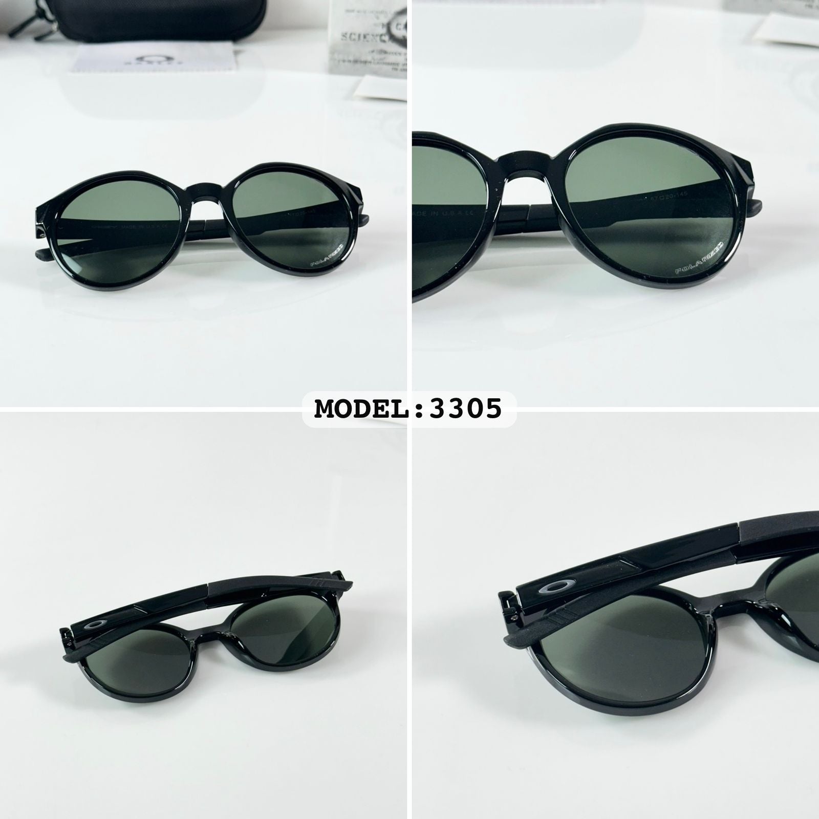*OAKLEY 3305 BLACK GREEN*
