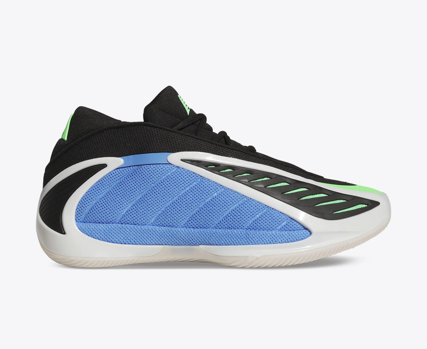 Adidass Anthony Edwards 2 Fusion Blue Zero Metallic Lime Burst